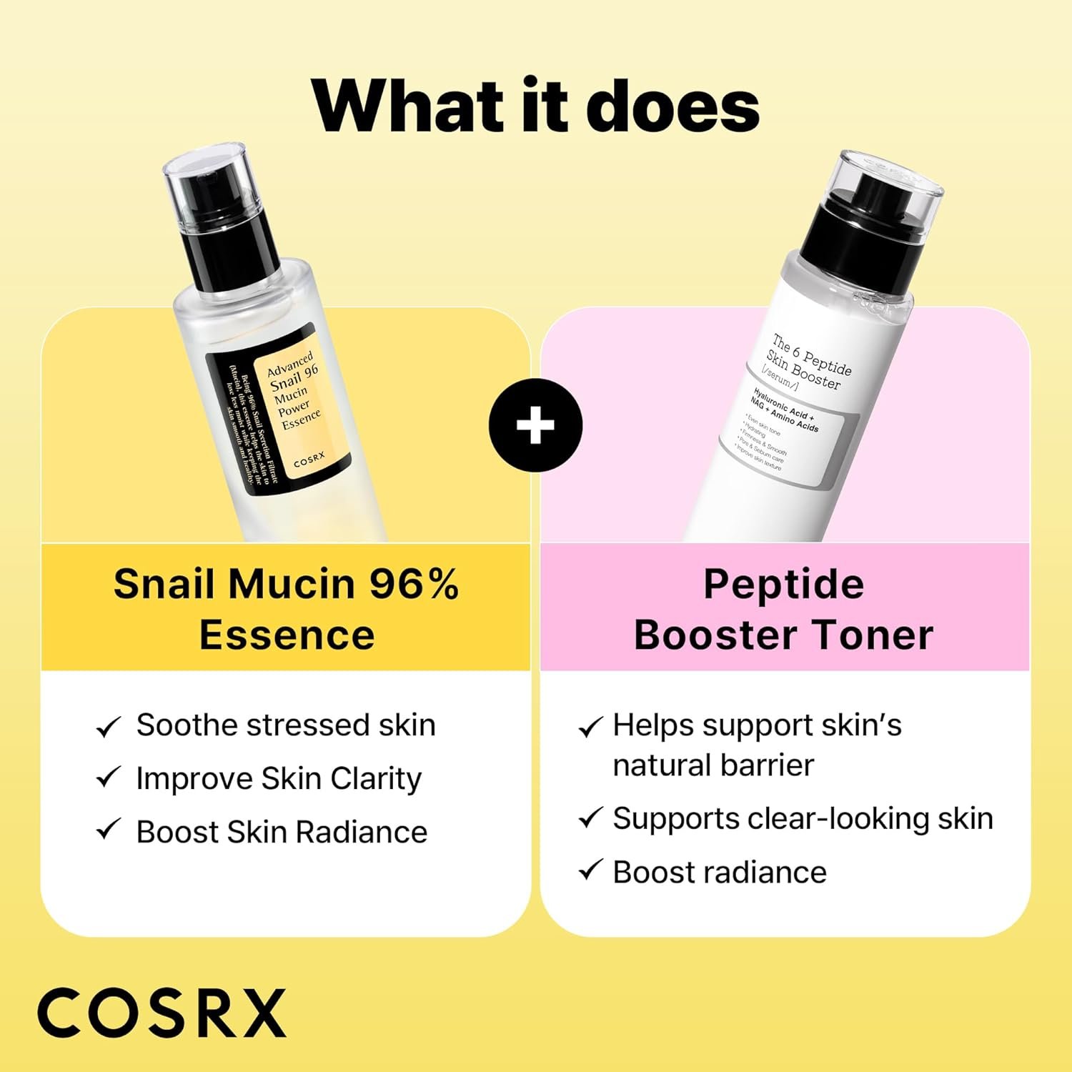 COSRX Snail Mucin 96% Peptide Booster Set - Amazon Exclusive - Korean Skin Care, Gift Sets, Skin Care Sets for Women, Advanced Snail Mucin Serum, Face Serum - Image 5