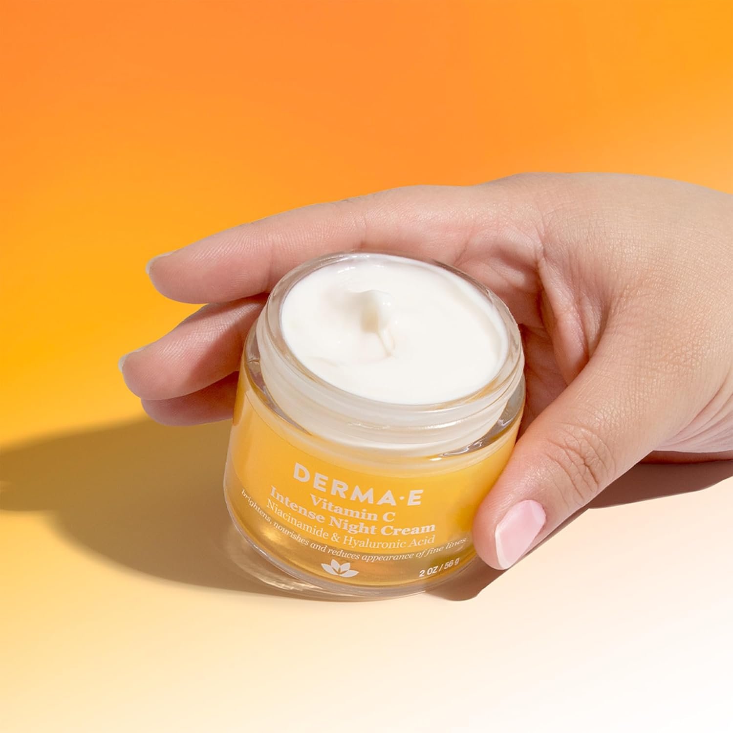 DERMA-E Vitamin C Intense Night Cream, 2 Oz, Brightening and Hydrating Facial Skin Renewing Cream, Anti-Aging Overnight Face Moisturizer for Skincare and Youthful Radiance - Image 4