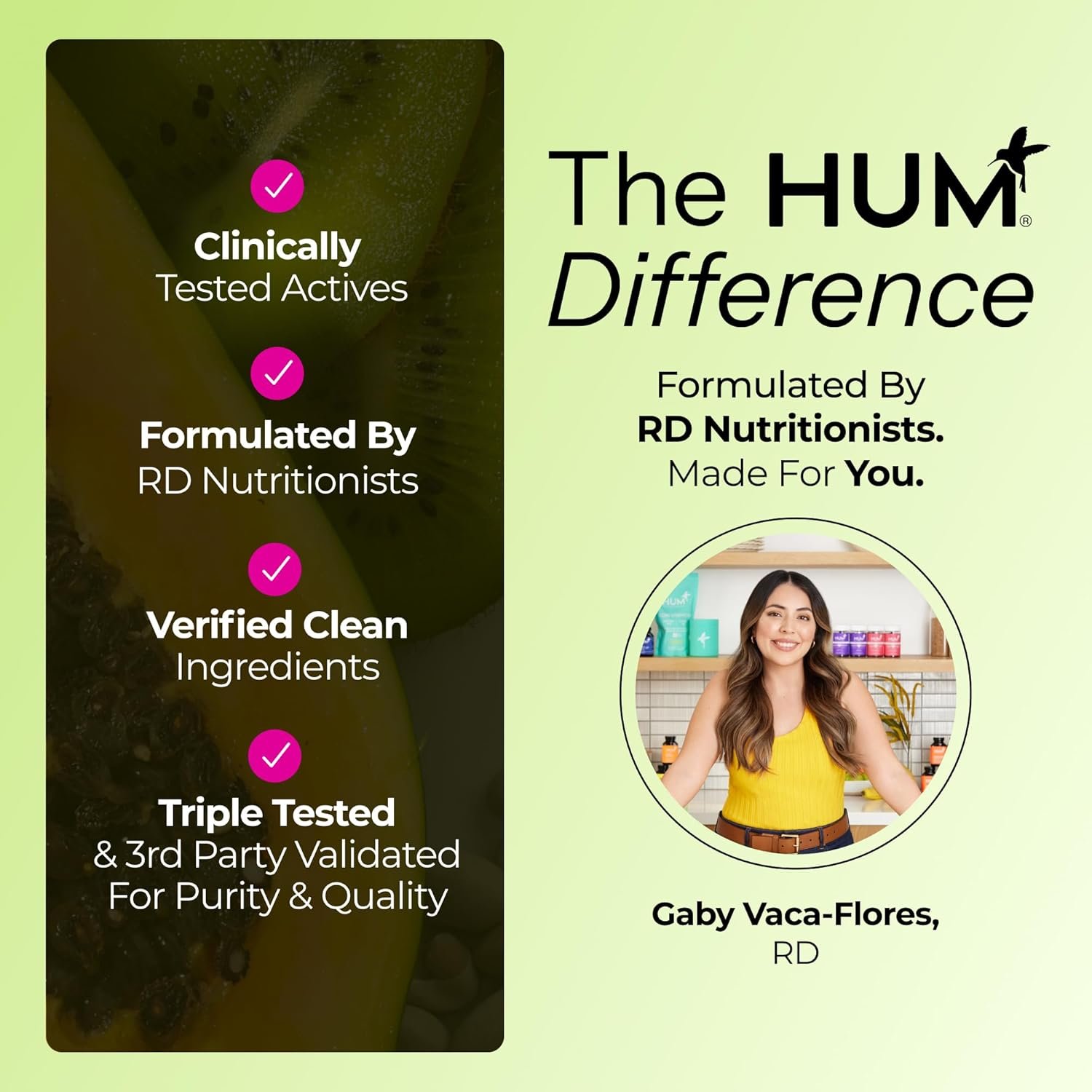 HUM Flatter Me Fiber Supplement for Women & Men, Prebiotics & Digestive Enzymes to Support Weight & Bloating, Digestive & Gut Health, Fiber Powder Drink Mix, Strawberry Lemon - 10 Servings - Image 9