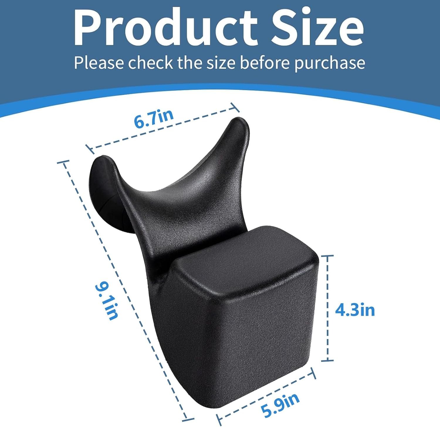 Silicone Shampoo Bowl Neck Cushion - Ergonomic Salon Hair Washing Neck Support Pillow, Non-Slip Shampoo Tray Neck Rest for Spa and Salon Basins, Comfortable Hairdressing Sink Accessory for Hair Care - Image 3