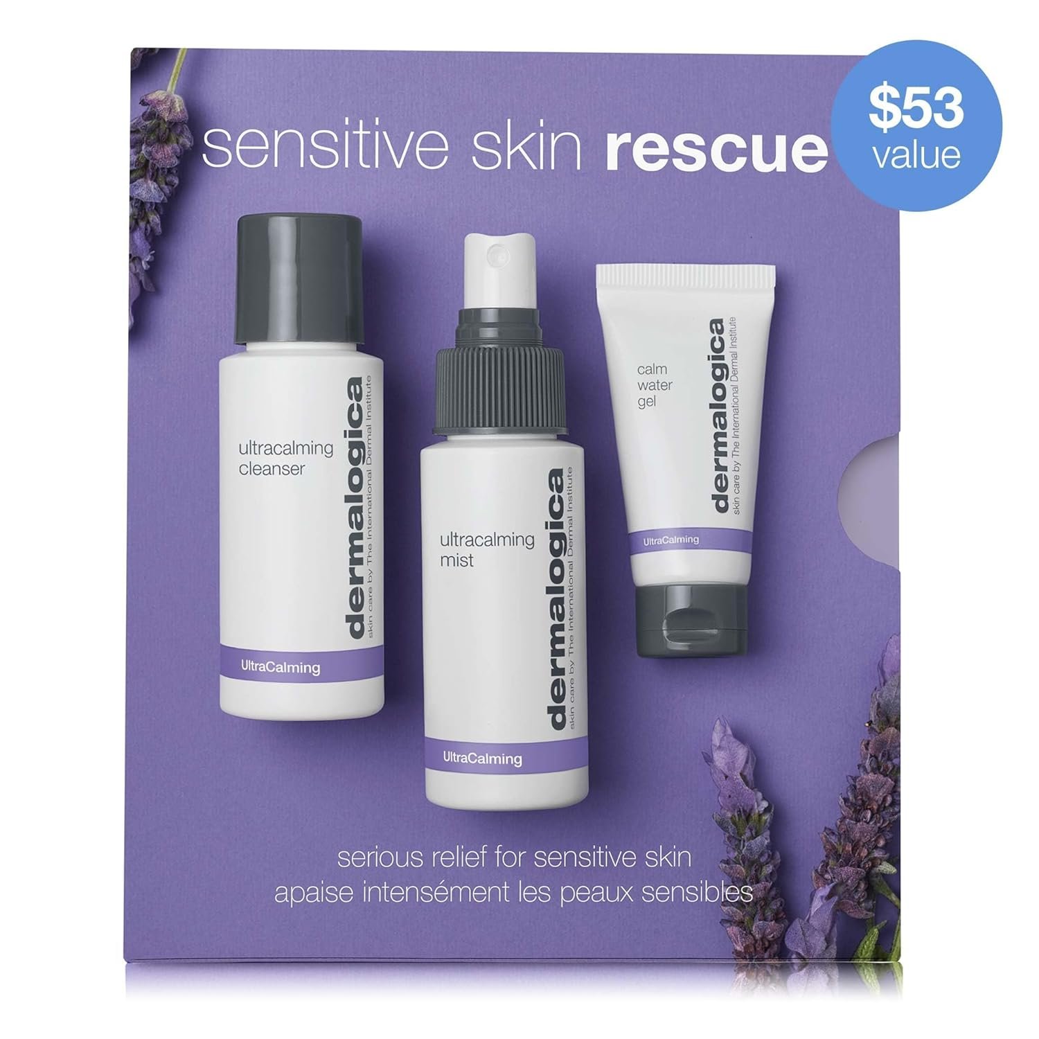 Dermalogica Sensitive Skin Rescue Kit - Set Contains: Face Wash, Toner, and Face Moisturizer - Skin Care To Calm, Soothe and Minimize Irritation - Image 4