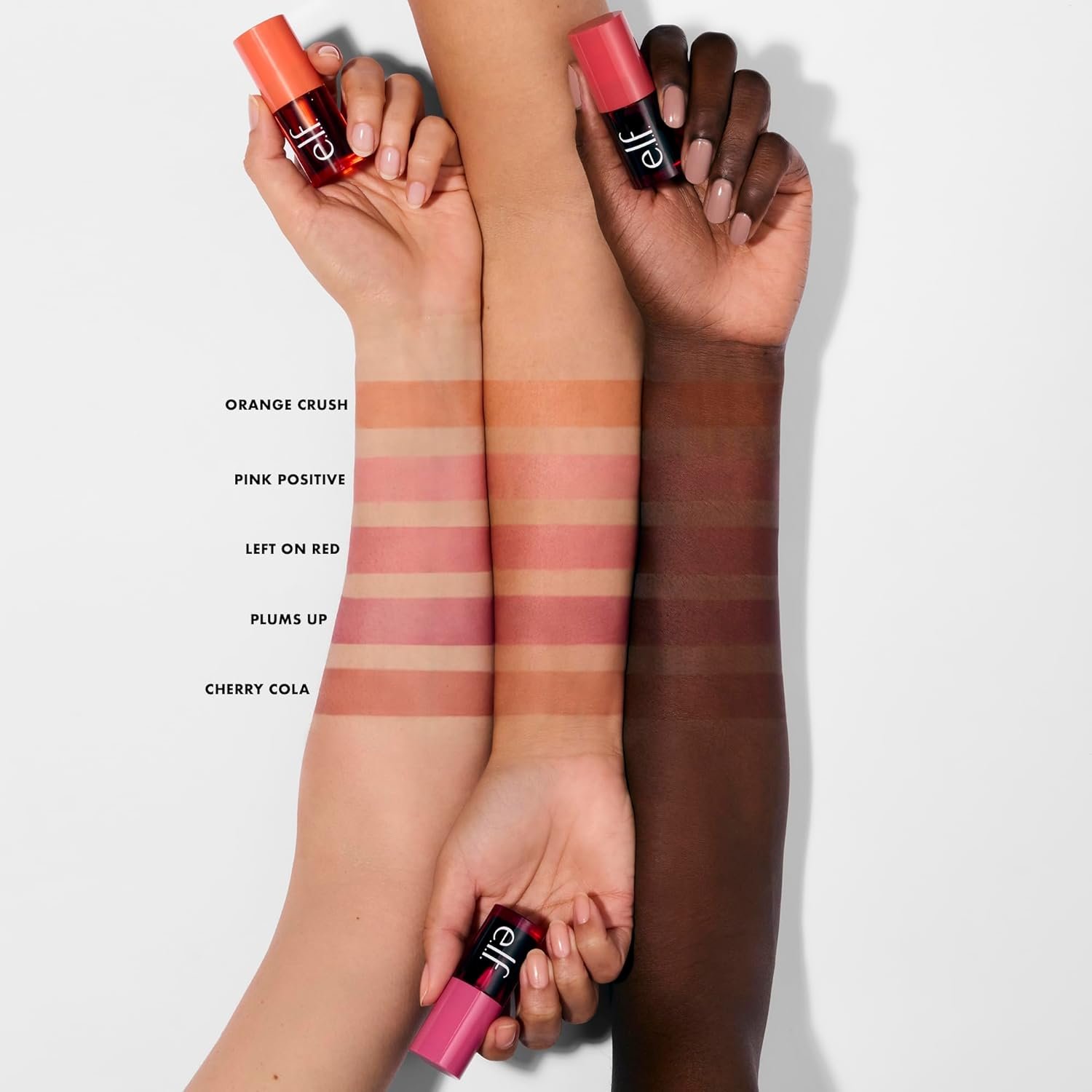 e.l.f. Sheer For It Blush Tint, Multi-Use, Long-Lasting Lip & Cheek Makeup, Creates A Natural Flush Finish, Vegan & Cruelty-Free, Left On Red - Image 6