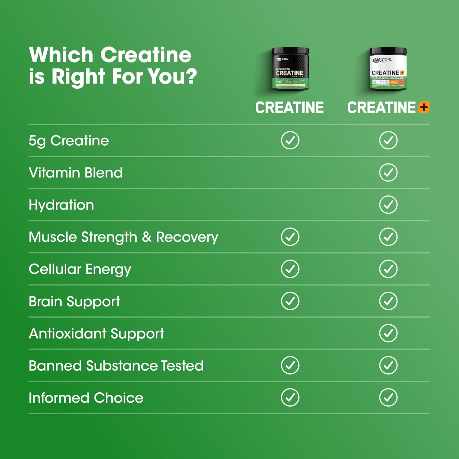 Optimum Nutrition Micronized Creatine Monohydrate Powder, Unflavored, 120 Servings, 600 Grams (Packaging May Vary) - Image 4