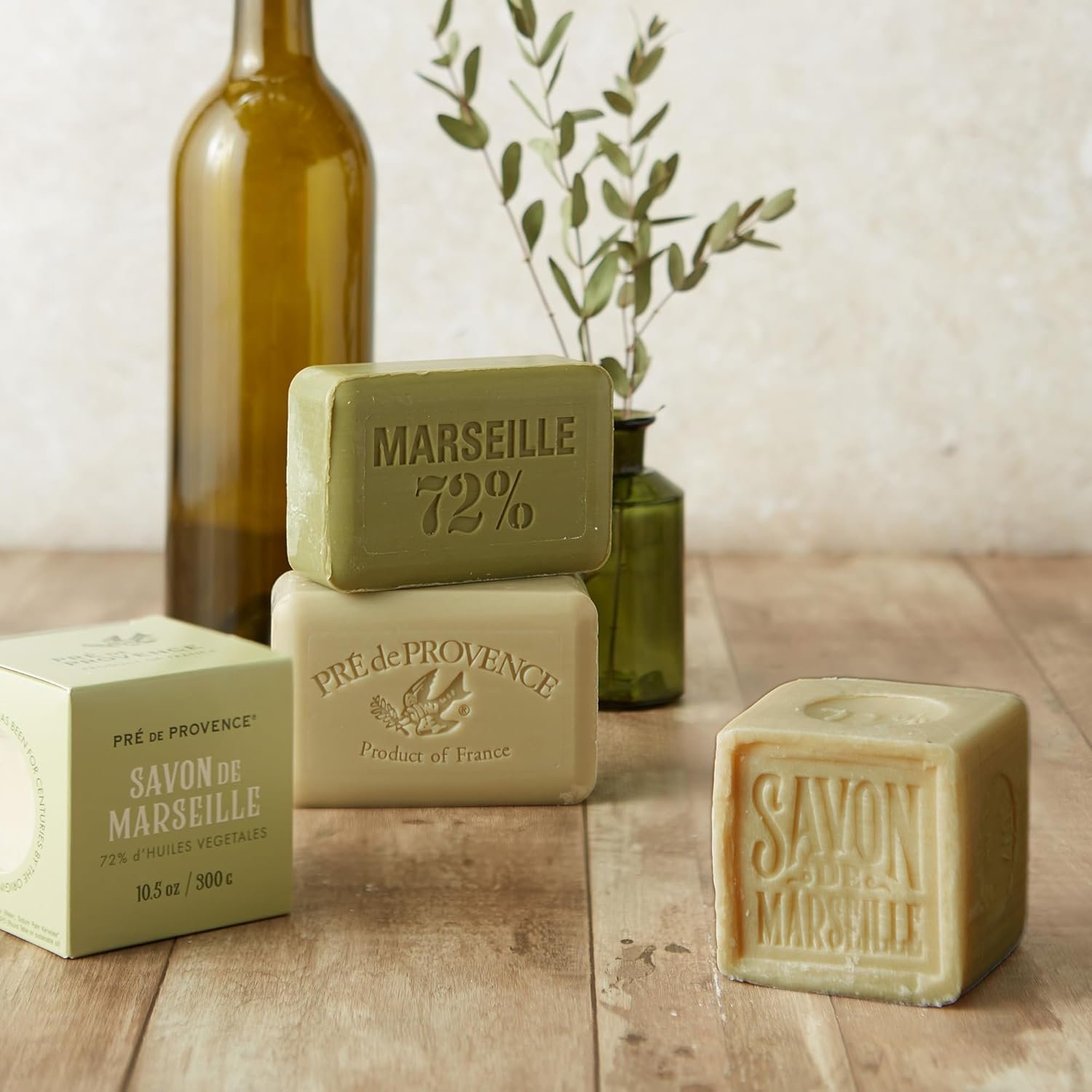 Pre de Provence Artisanal Soap Bar, Natural French Skincare, Enriched with Organic Shea Butter, Quad Milled for Rich, Smooth & Moisturizing Lather, Olive Oil & Lavender, 12.3 Ounce - Image 8