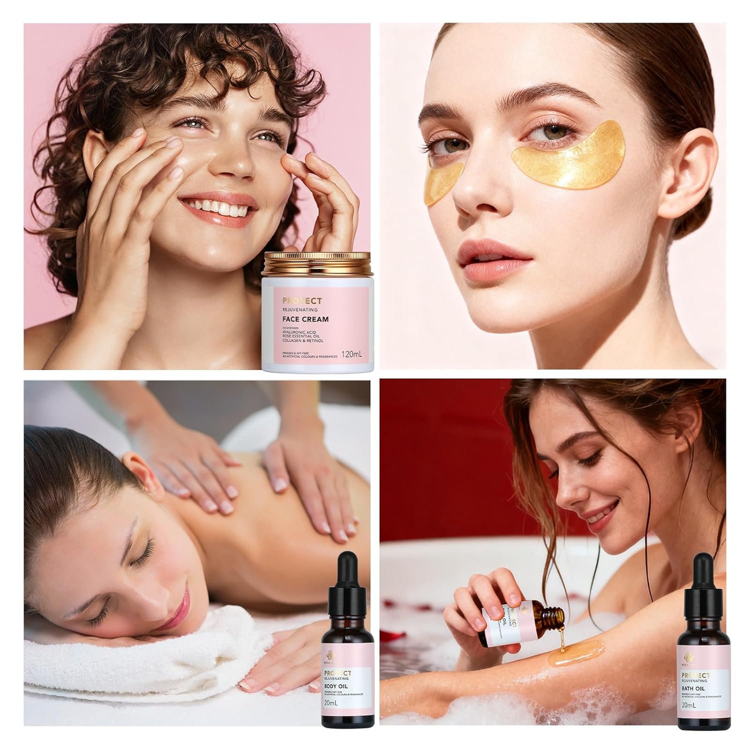 Gifts for Women, Birthday Gift for Women, 30pcs Rose Facial Skin Care Gifts Set, Thinking of You Gift, Spa Gifts Basket Set, Get Well Soon Gifts, Birthday, Christmas, Anniversary, Mothers Day, Wife - Image 4