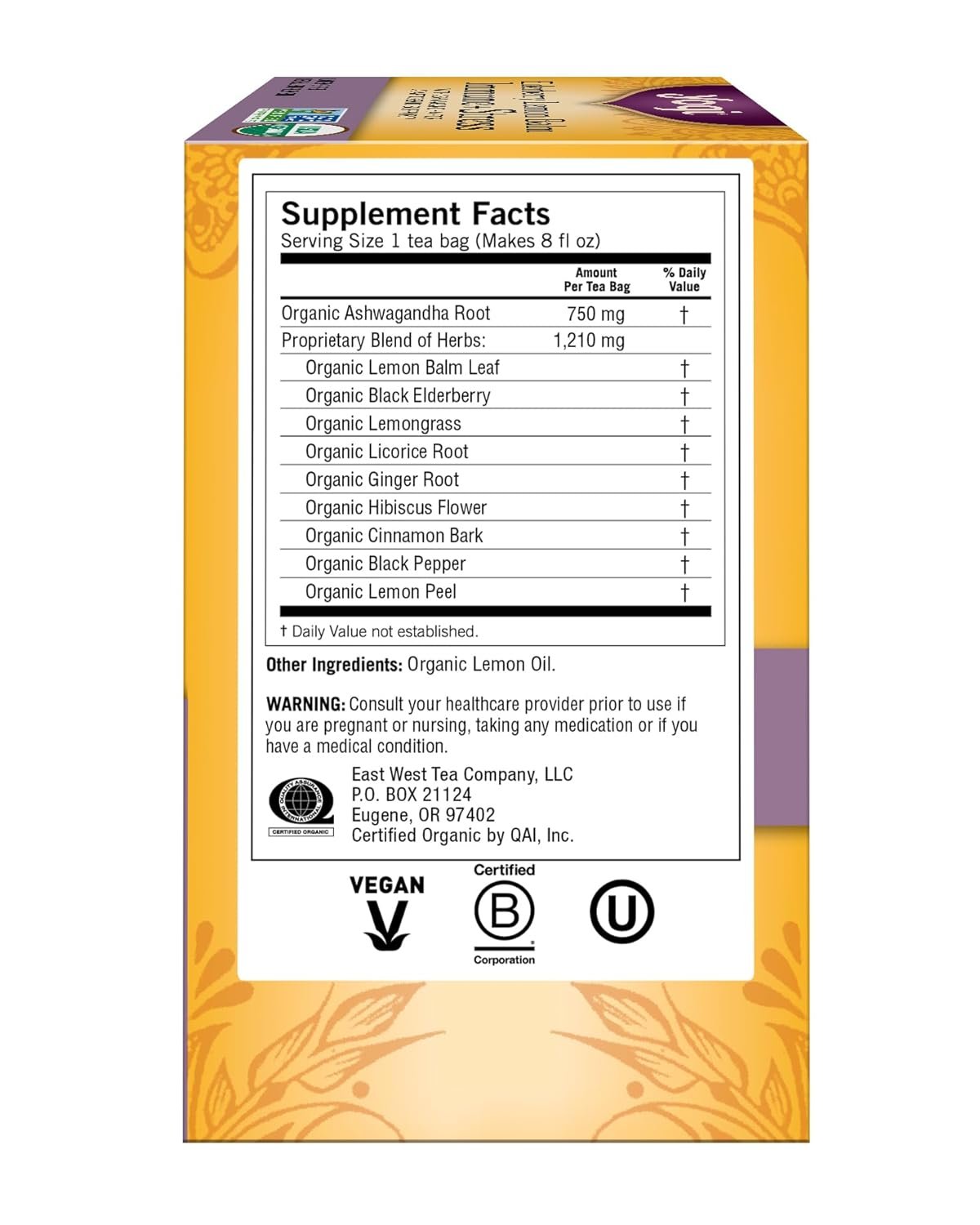 Yogi Tea, Tea Immune Stress Elderberry Lemon Balm Organic, 16 Count - Image 2
