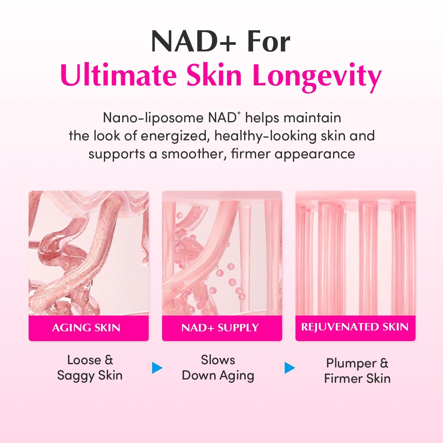 EQQUALBERRY NAD+ Peptide Boosting Cream – NAD+ 5% & 13 Peptides Anti-Aging Korean Skincare Face & Body Cream | Firming & Lifting Pink Neck Cream for Sagging Skin (1.69 fl.oz / 50ml) - Image 5