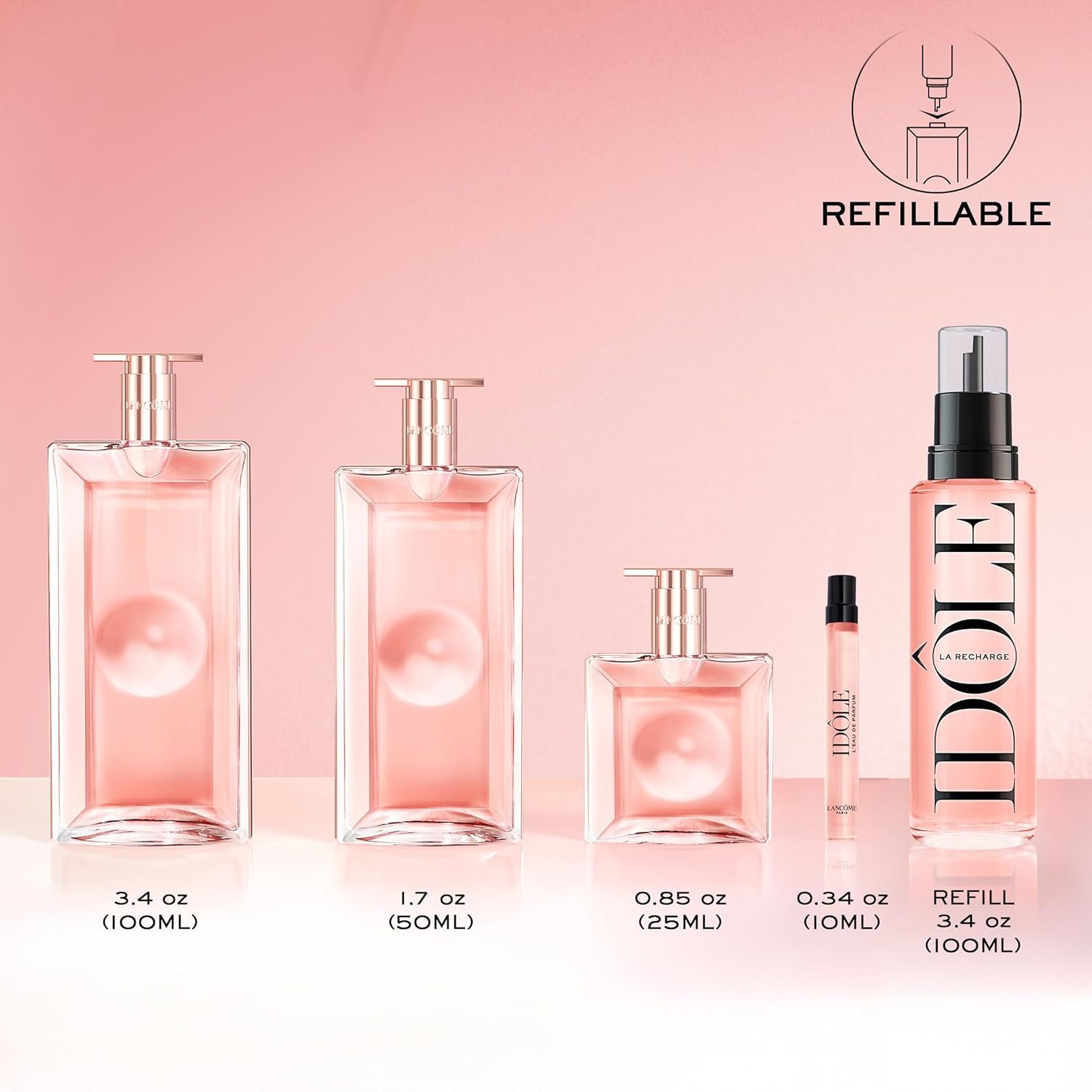 Lancôme Mother's Day Mini Perfume Gift Set, Includes Idôle and Peach 'N Roses Eau de Parfum, Long Lasting Women's Fragrances, Notes of Bergamot, Citrus, Rose, Jasmine, and Vanilla, Floral & Sweet - Image 4