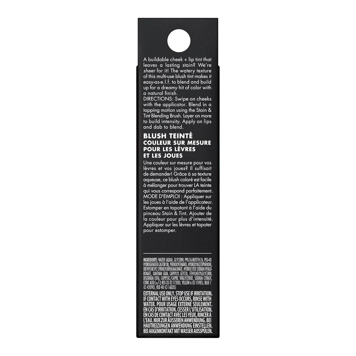 e.l.f. Sheer For It Blush Tint, Multi-Use, Long-Lasting Lip & Cheek Makeup, Creates A Natural Flush Finish, Vegan & Cruelty-Free, Left On Red - Image 7