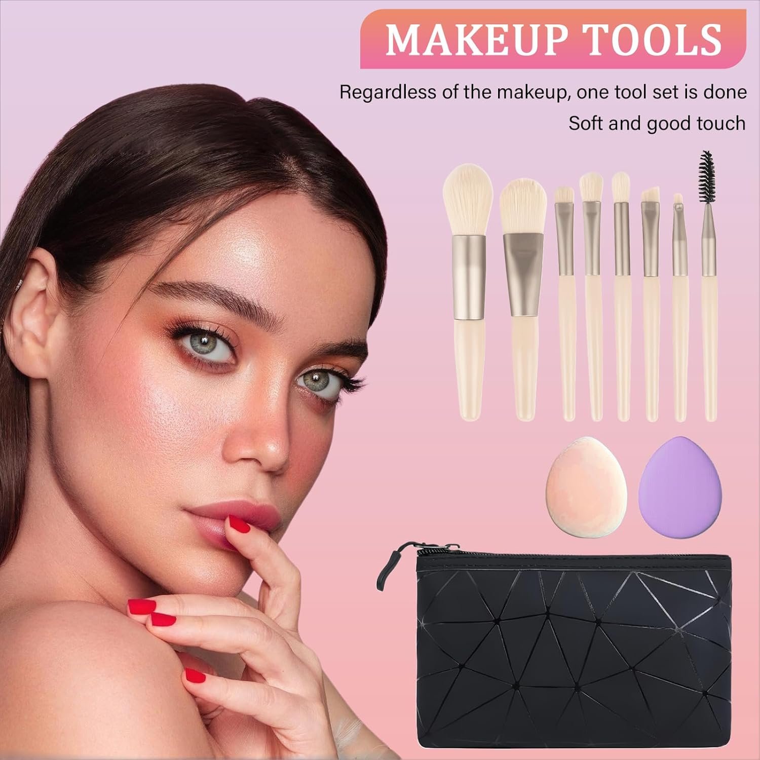 Makeup Set for Women, Makeup Kit for Women Full Kit, Travel Makeup Set, Makeup Gift Set for Girls, 14-Color Eyeshadow Palette, 2 x Lip Gloss, Eyebrow Powder, Contour Stick, Face Make up 01 - Image 7