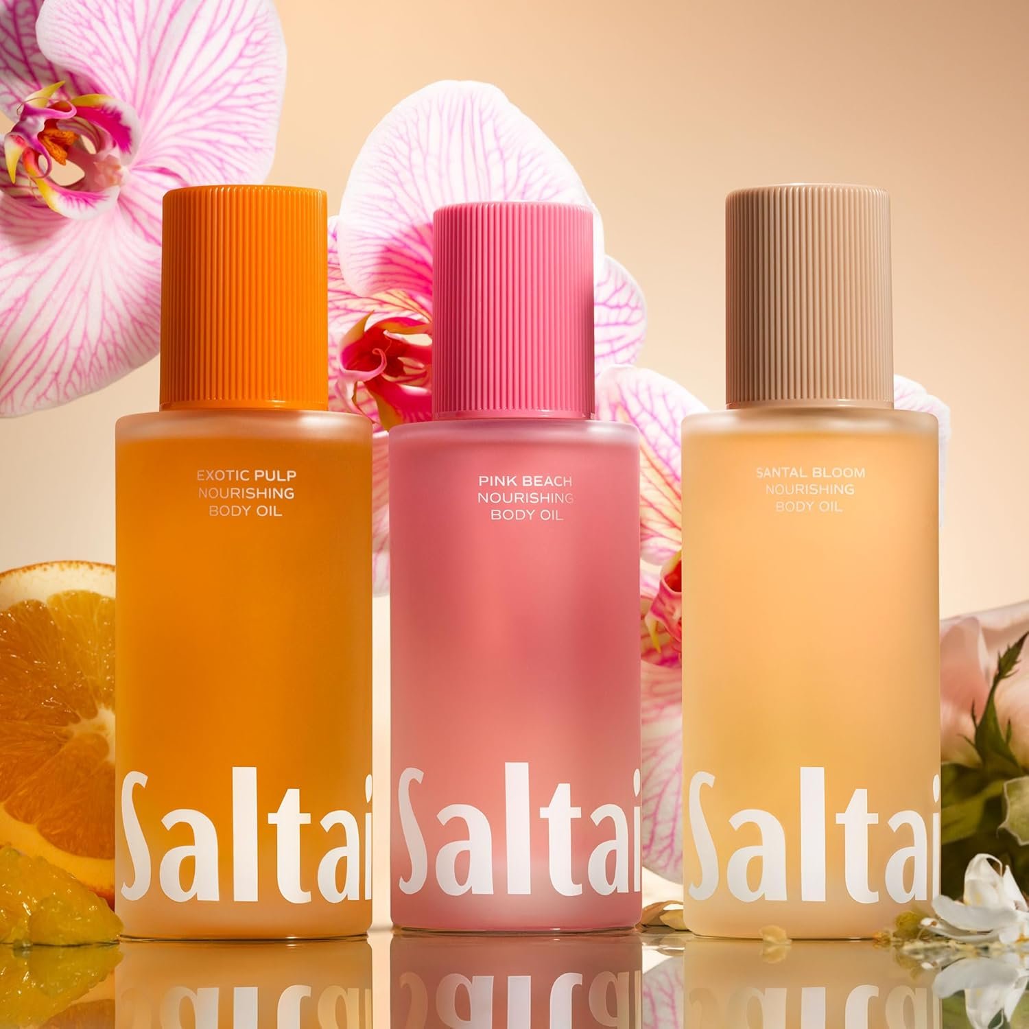 Saltair Body Oil – Silky After Shower and Bath Dry Oil for Women and Men – Non-Greasy, Well-Absorbing Moisturizer for Hydrating Dry Skin – Pink Beach Scent, 4oz - Image 4