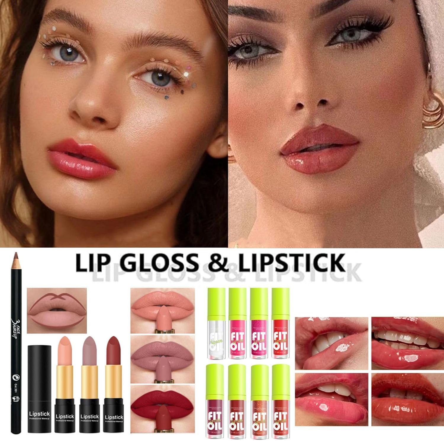 28 Pcs All in One Full Makeup Kit for Women, Makeup Set for Women&Beginner,Eyeshadow, Foundation, Lipsticks, Eyeliner, Mascara, Brow Soap Make Up Gift Set for Women Teen Makeup Kit For Girl - Image 4