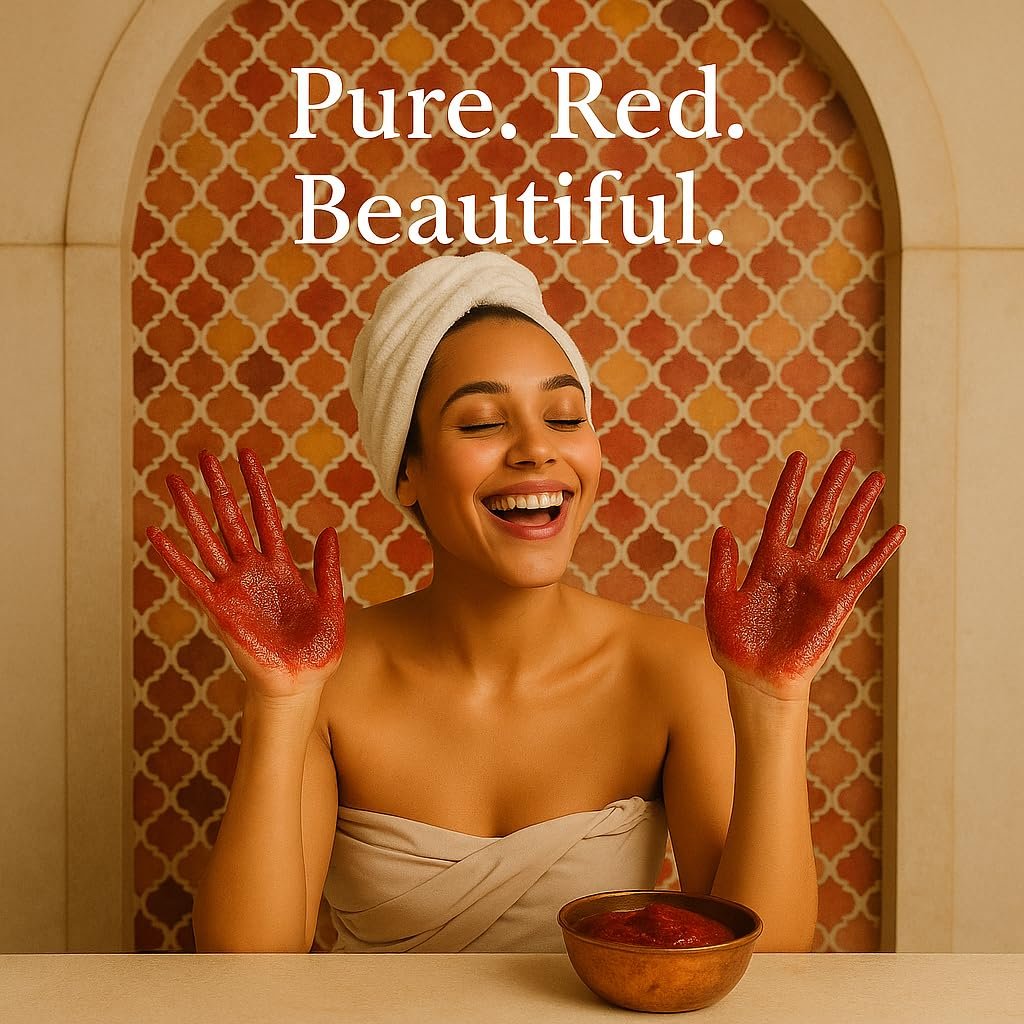 FERIHA Moroccan Black Soap with Aker Fassi – Red Poppy Petals & Pomegranate Shell – 100% Natural Artisan Beldi Hammam Soap for Radiance, Skin Firming & Deep Cleansing – Sourced & Crafted in Morocco - Image 2