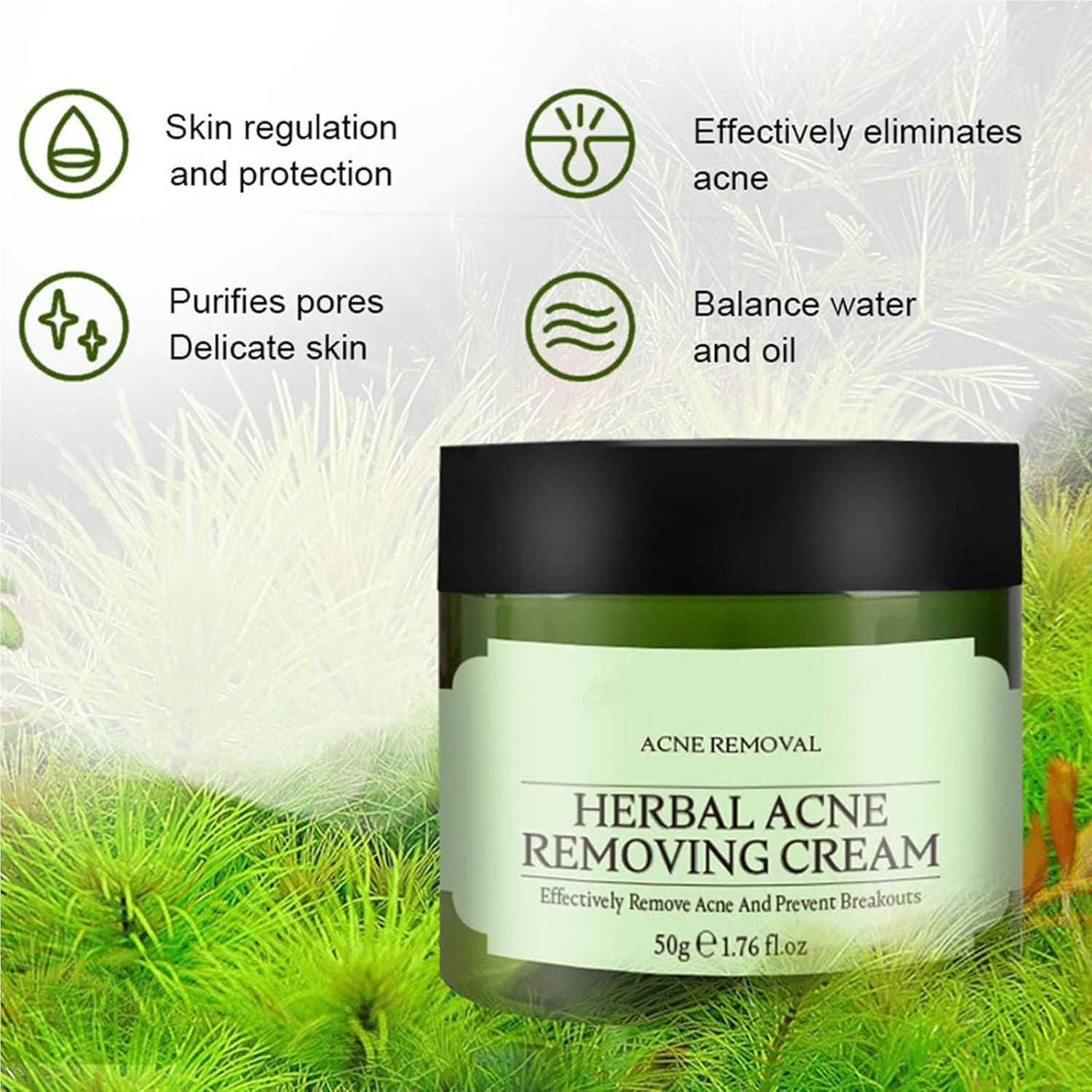 Acne Removing Face Cream,Natural Ingredients Professionally Remove Acne Marks,For Teens & Adults Anti-acne Moisturizer Pimple Cream - Image 4