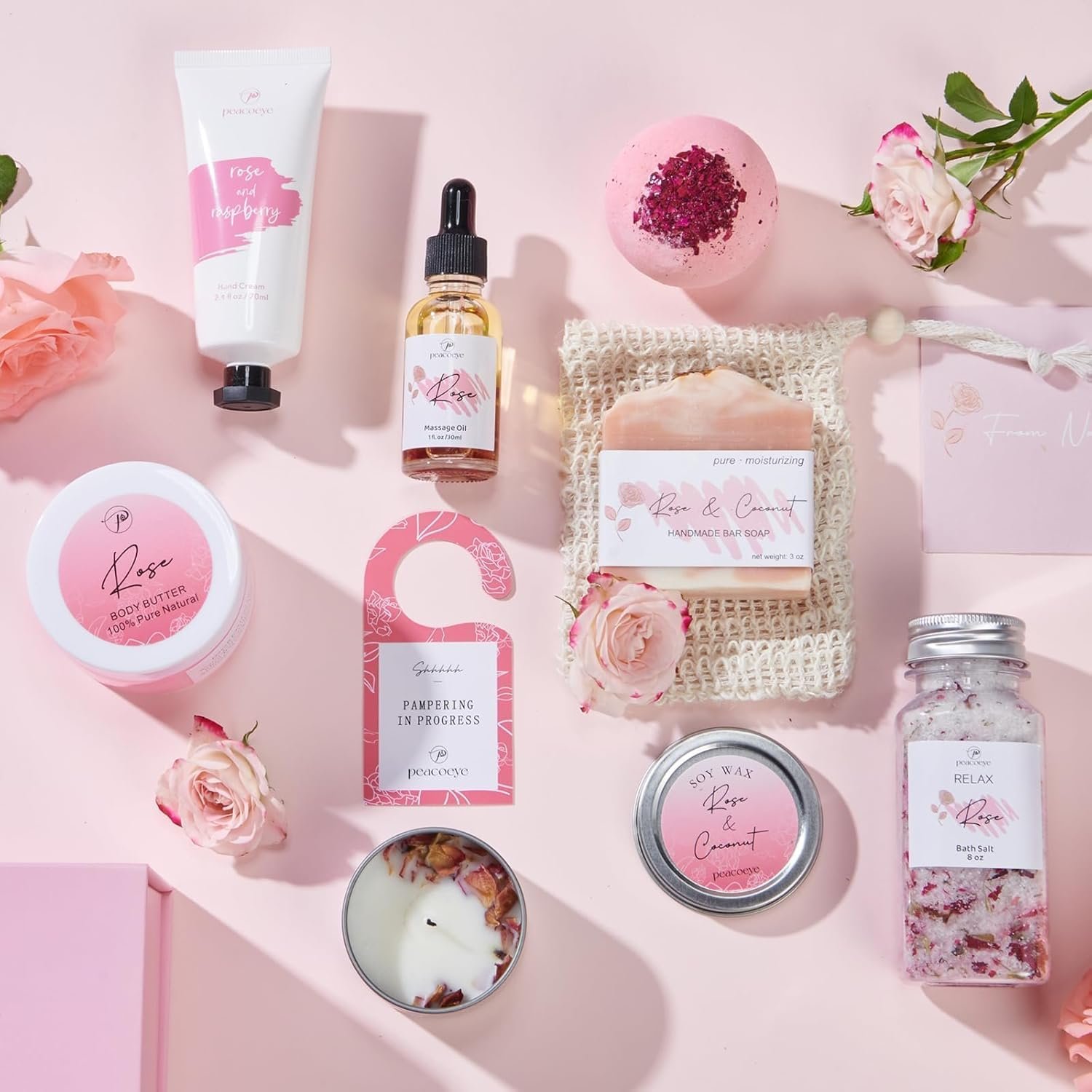Mother's Day Gift for Mom Spa Gifts Bath Baskets Relaxing Spa Self Care Gift for Women Her Sister Wife Bridal Shower Gifts Box Home Bath Care Package Thank You Birthday for Women Friendship Ideas - Image 3
