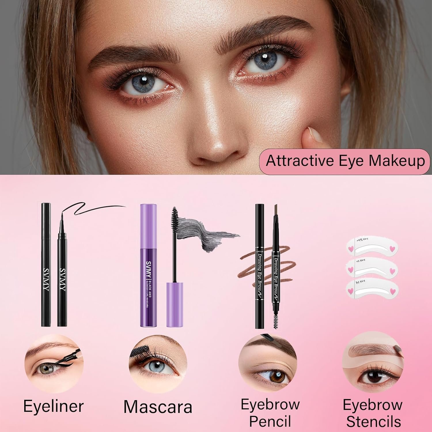 Makeup Set for Women, Makeup Full Kit for Beginners & Professionals, Travel Makeup Set for Teens & Adults, Makeup Gift Set for Girls, Eyeshadow Palette, Lip Gloss, Face & Eye Make up - Image 5