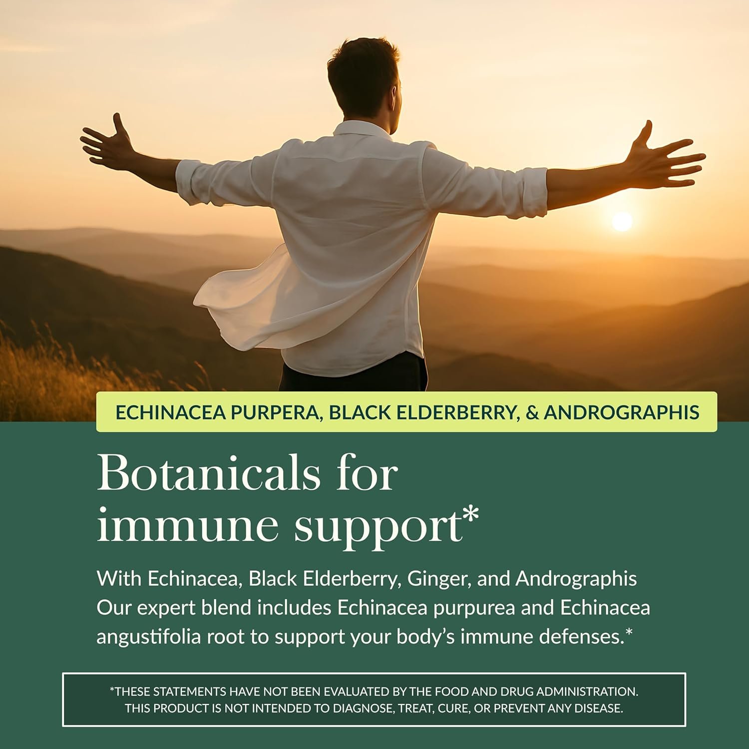 Gaia Herbs Quick Defense - Fast-Acting Immune Support Supplement* - Echinacea, Black Elderberry, Ginger & Andrographis - 40 Vegan Liquid Phyto-Caps (20 Servings) - Image 5