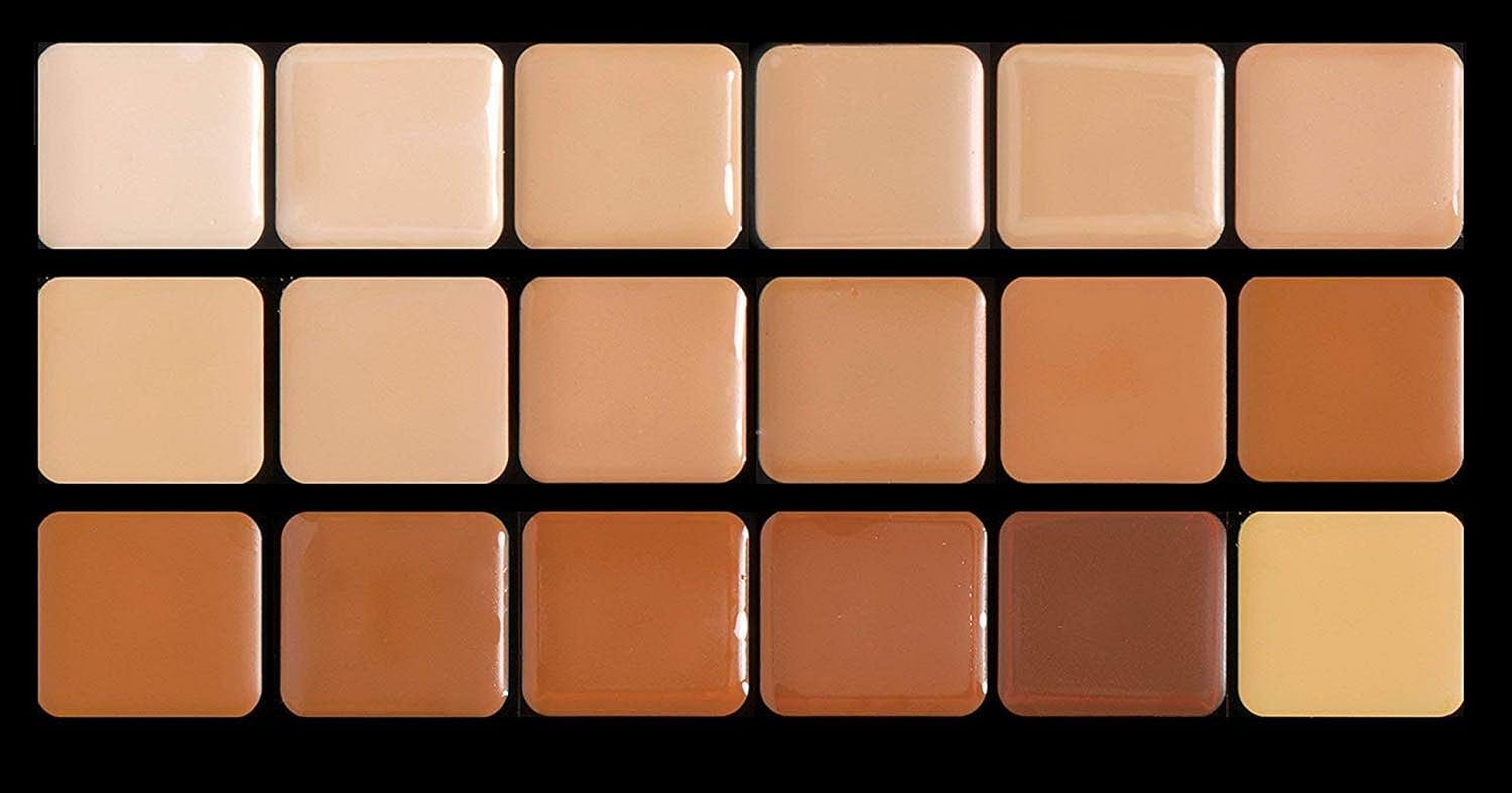 Graftobian Glamour Crème Ultra HD Foundation Super Palettes - Foundation Palette, Contour Makeup, Foundation for Professional Makeup Kit, Face Makeup for Full Coverage - Warm Color - Image 4