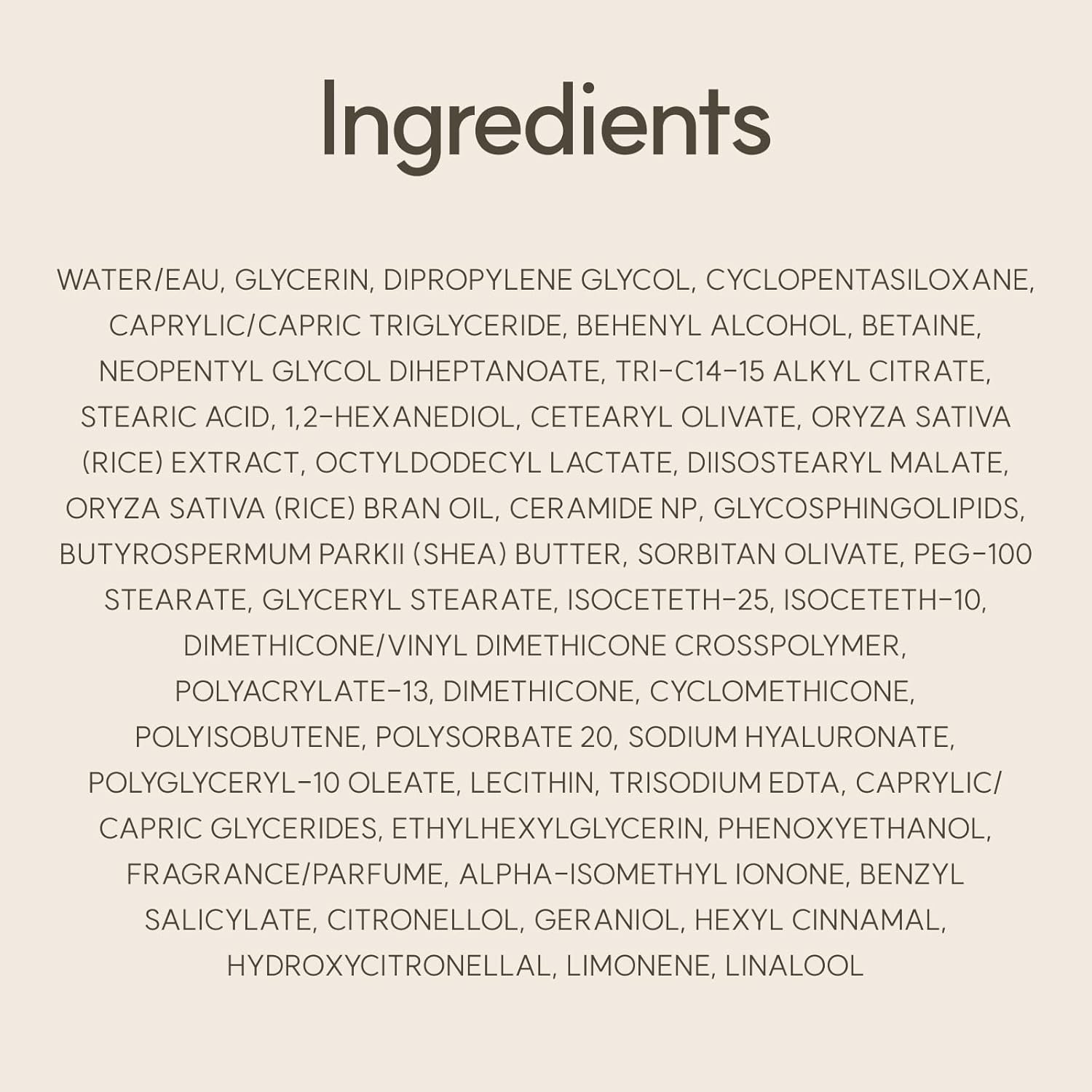 The Face Shop Rice Ceramide Cream, Hydrating Face Moisturizer, for Dry & Combination Skin, Lightweight, Fast-absorbing, 1.69 fl. oz. - Image 9