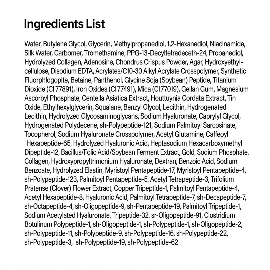 SUNGBOON EDITOR Glow Intensive Silk Peptide Ampoule, Copper Peptides Serum for Face with Collagen & Multi Peptides, Hydrating Korean Skincare Facial Serum for Smooth-Looking Skin, 1.35 fl oz - Image 9