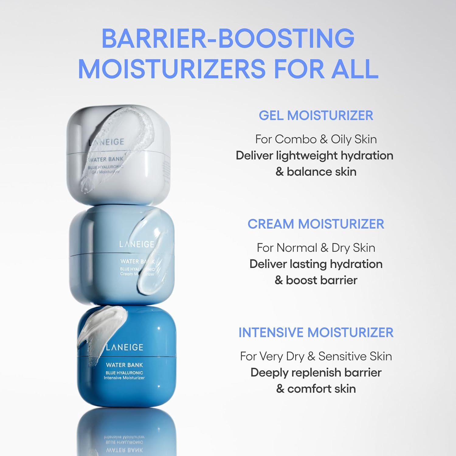 LANEIGE Water Bank Blue Hyaluronic Cream Moisturizer: Hydrating Korean Face Cream with Squalane & Ceramide for Skin Barrier Support, Dermatologist-Tested - Image 11
