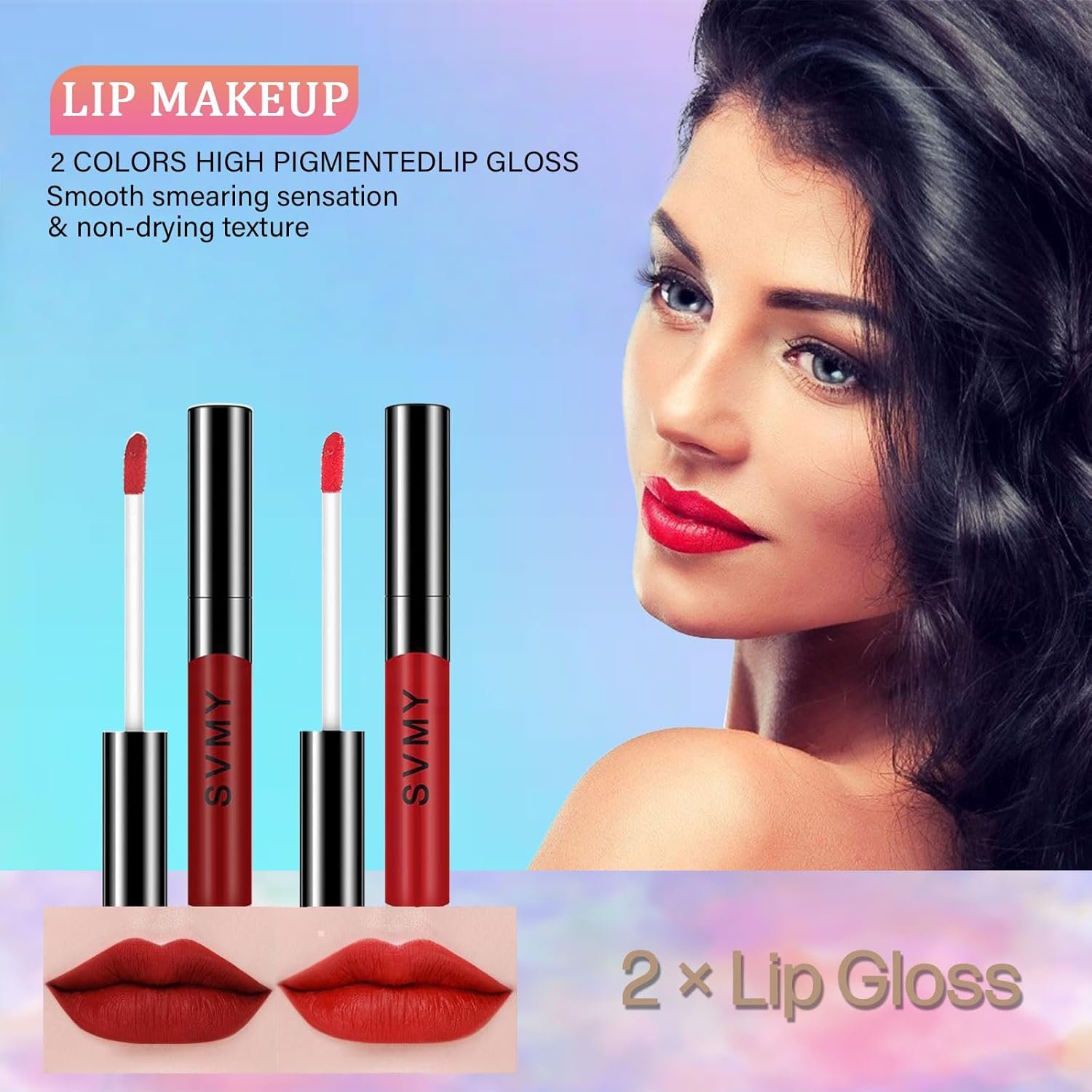 Makeup Set for Women, Makeup Kit for Women Full Kit, Travel Makeup Set, Makeup Gift Set for Girls, 14-Color Eyeshadow Palette, 2 x Lip Gloss, Eyebrow Powder, Contour Stick, Face Make up 01 - Image 6