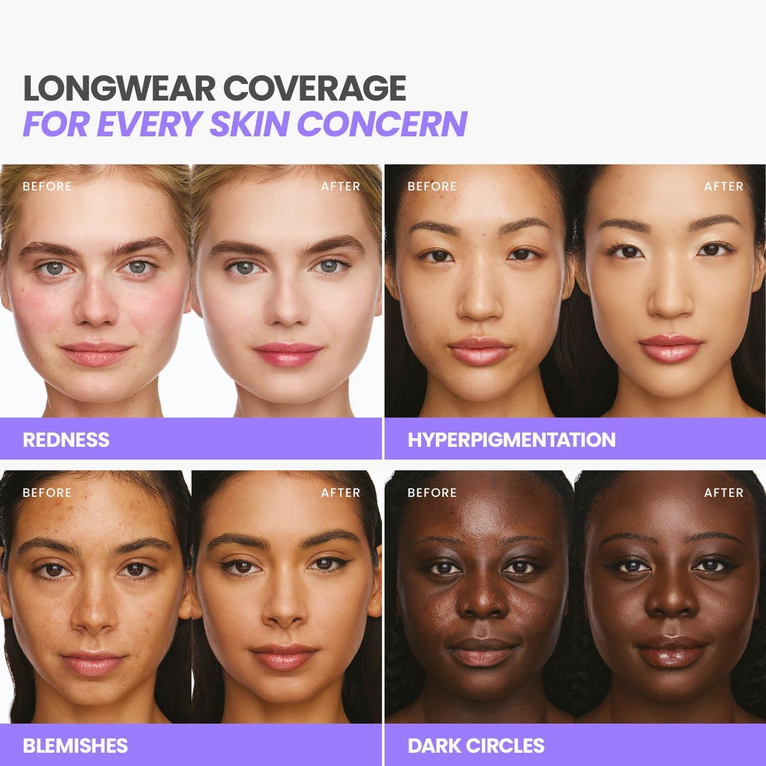 Wonderskin Hyper Bond All-Day Stay Serum Foundation – Waterproof, Transfer-Proof, 24HR Longwear Face Makeup with Niacinamide & Hyaluronic Acid – Lightweight, Natural Finish (Afterglow) - Image 3