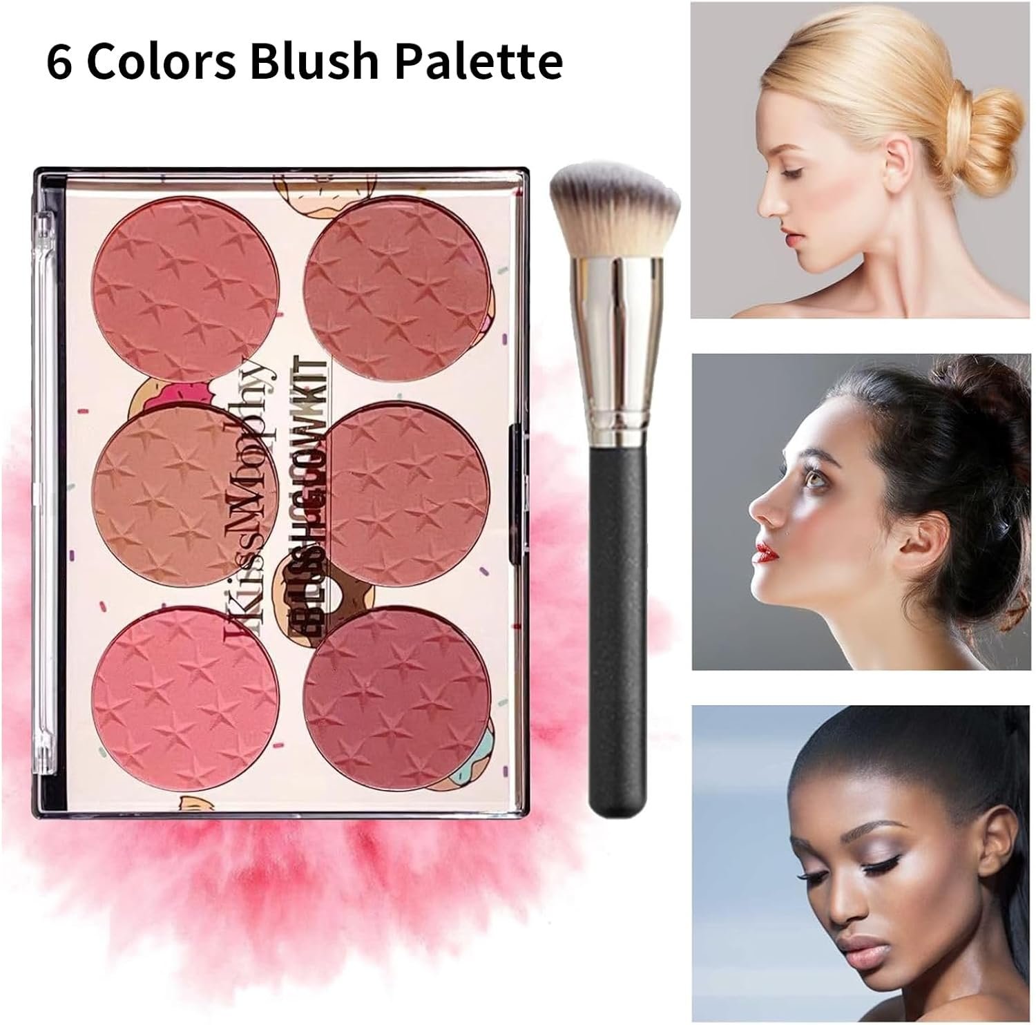 28 Pcs All in One Full Makeup Kit for Women, Makeup Set for Women&Beginner,Eyeshadow, Foundation, Lipsticks, Eyeliner, Mascara, Brow Soap Make Up Gift Set for Women Teen Makeup Kit For Girl - Image 7