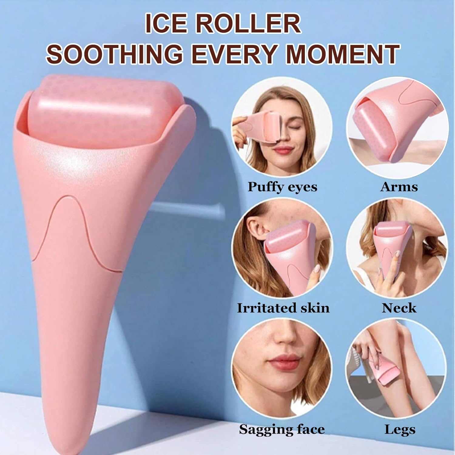 Rice Skincare Set for Women & Girls – Korean Skin Care Set with Rice Cleanser, Toner, Serum, Face Cream, Eye Cream, Sunscreen, Ice Roller, Headband & Card – Moisturizing & Skin Barrier Support (9PCS) - Image 7