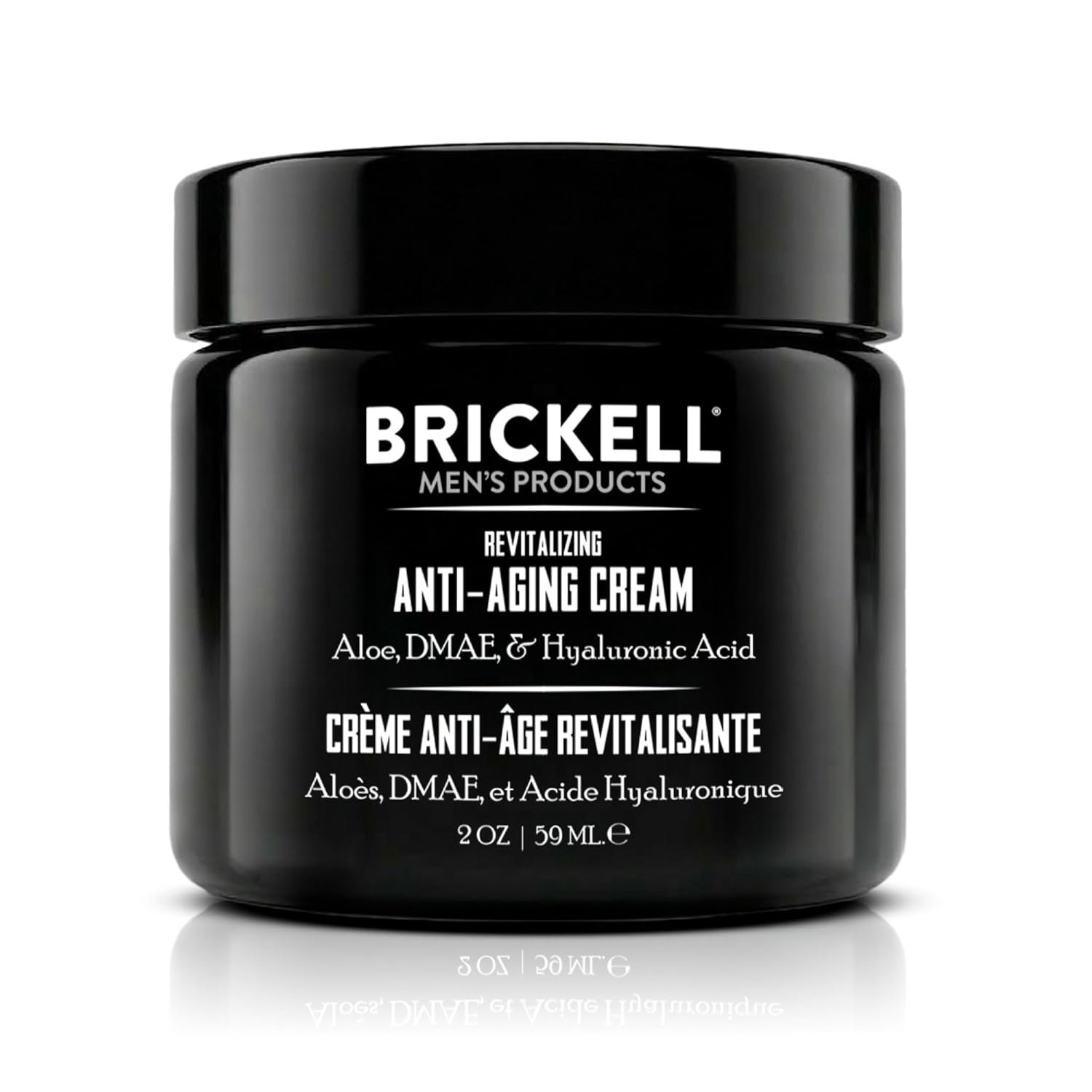 Brickell Men's Revitalizing Anti-Aging Cream For Men, Anti Wrinkle Night Face Cream To Reduce Fine Lines and Wrinkles, With Vitamin E, Jojoba Oil, and Hyaluronic Acid, 2 Ounce, Scented