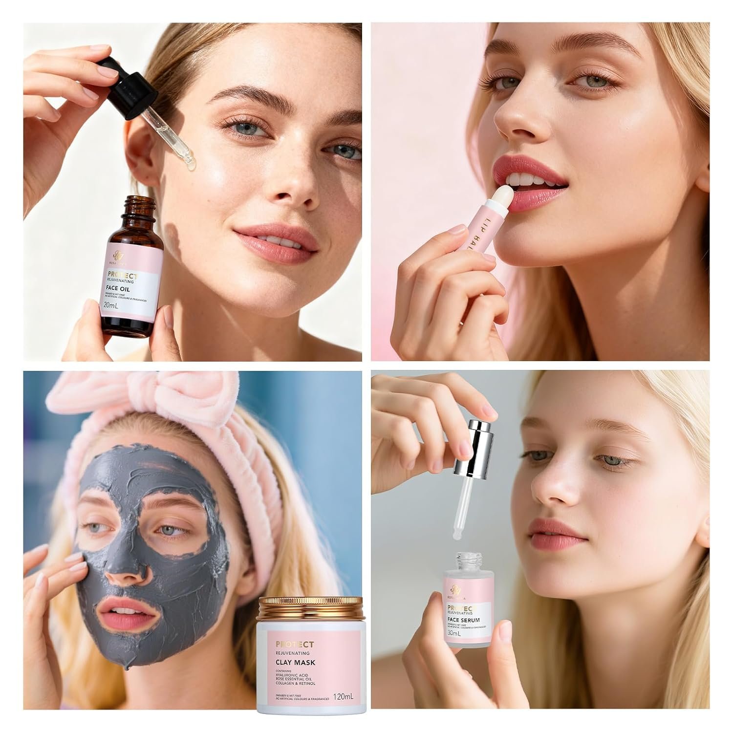 Gifts for Women, Birthday Gift for Women, 30pcs Rose Facial Skin Care Gifts Set, Thinking of You Gift, Spa Gifts Basket Set, Get Well Soon Gifts, Birthday, Christmas, Anniversary, Mothers Day, Wife - Image 5