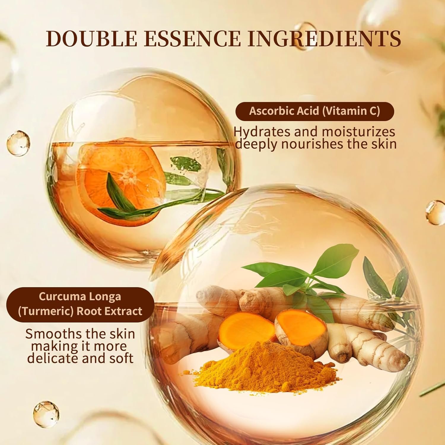 Turmeric Skin Care Set for Women, 5Pcs Hydrating & Nourishing Facial Care Kit with Cleanser, Toner, Serum, Eye Cream & Moisturizer – Soothing & Revitalizing Daily Skincare Gift Set - Image 3