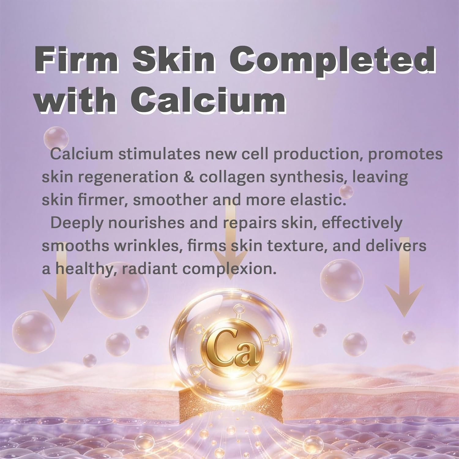 Calcium Daily Skincare Set, Calcium Volume Multi Balm Stick + Eye patch 60ea + Calcium Cream, Firming-Looking Skin & Under-eye hollow plumping, Targets Wrinkles, Fine lines Dark Circles & Puffiness - Image 8