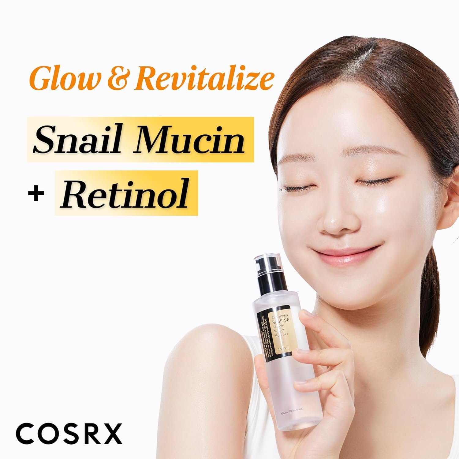 COSRX Snail 96% Mucin Power Essence 2ea & Retinol 0.1% Cream Mini Sample 1ea, Glass Skin Starter Set, Amazon Exclusive, Daily Hydrating & Firming Korean Skin Care Kit, Gift Set - Image 5