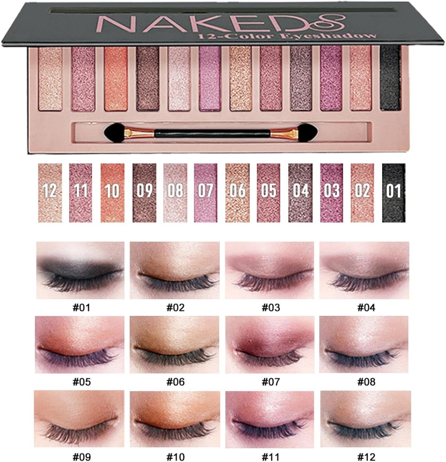 28 Pcs All in One Full Makeup Kit for Women, Makeup Set for Women&Beginner,Eyeshadow, Foundation, Lipsticks, Eyeliner, Mascara, Brow Soap Make Up Gift Set for Women Teen Makeup Kit For Girl - Image 3