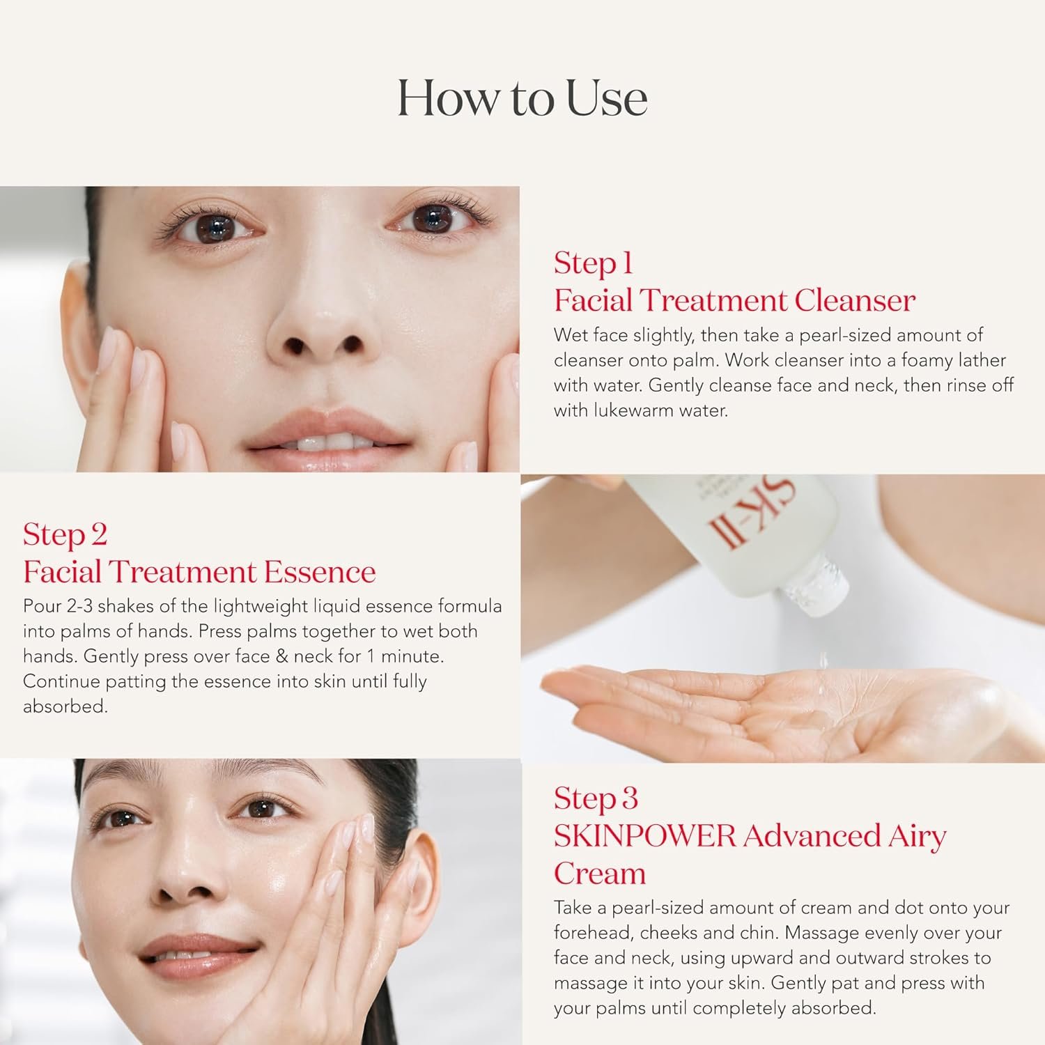 SK-II Youth Essentials Skin Care Set - Includes Facial Cleanser, Facial Essence & SKINPOWER Face Cream - Anti Aging Skin Care Set to Reduce Fine Lines & Improve Uneven Texture (3 Count) - Image 8