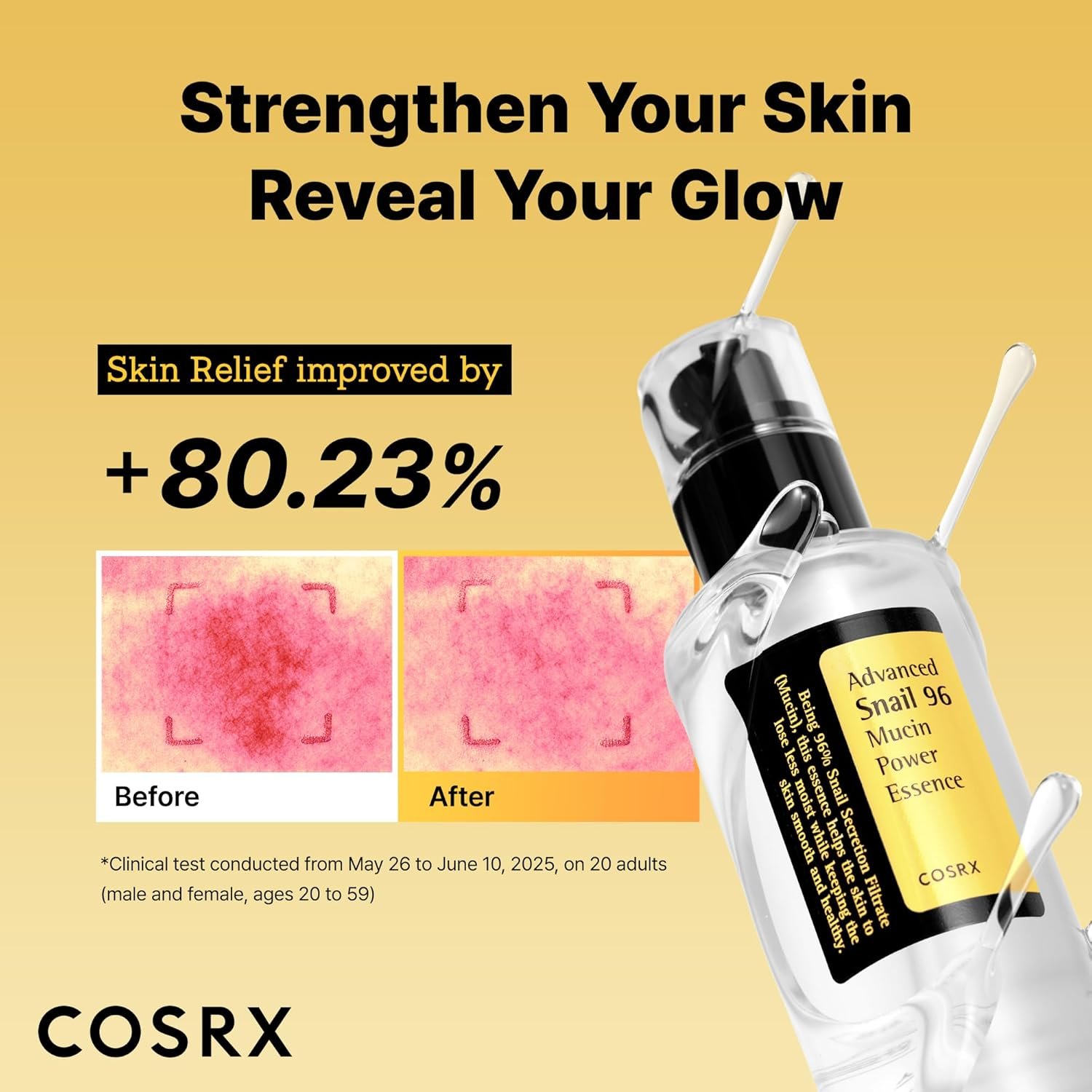 COSRX Snail Mucin 96% Repairing Serum, Hydrating Serum for Face with Snail Secretion Filtrate for Dull Skin & Fine Lines, 100ml, Korean Skin Care - Image 2