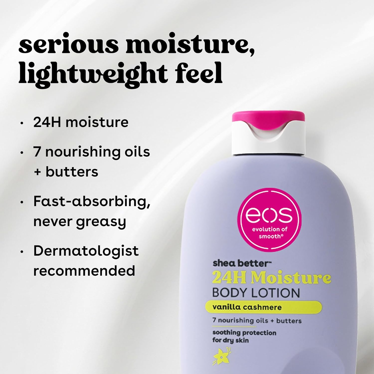 eos Shower Essentials Bundle- Body Lotion, Body Wash, Shave Oil - Vanilla Cashmere - Image 4