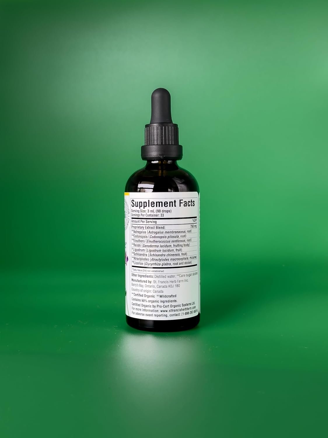 St. Francis Herb Farm Deep Immune® (3.4floz) Immune Support (1 Bottle) Organic Herbs, Vegan, Vegetarian - Image 10