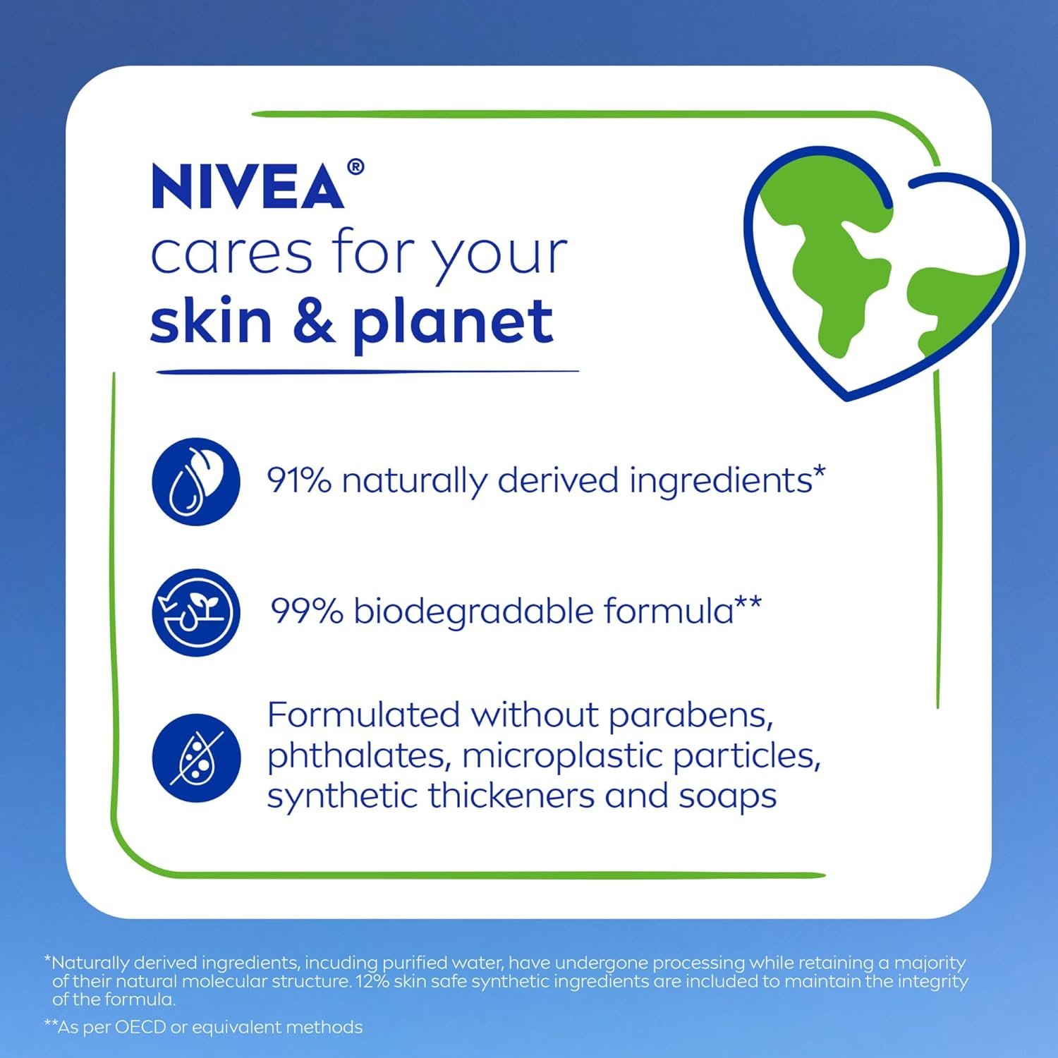 NIVEA Refreshing White Peach and Jasmine Body Wash with Nourishing Serum, Scented Body Wash for Women, Enriched with Provitamin B5 and Vitamin E, 20 Fl Oz Bottle, 3 Pack - Image 9