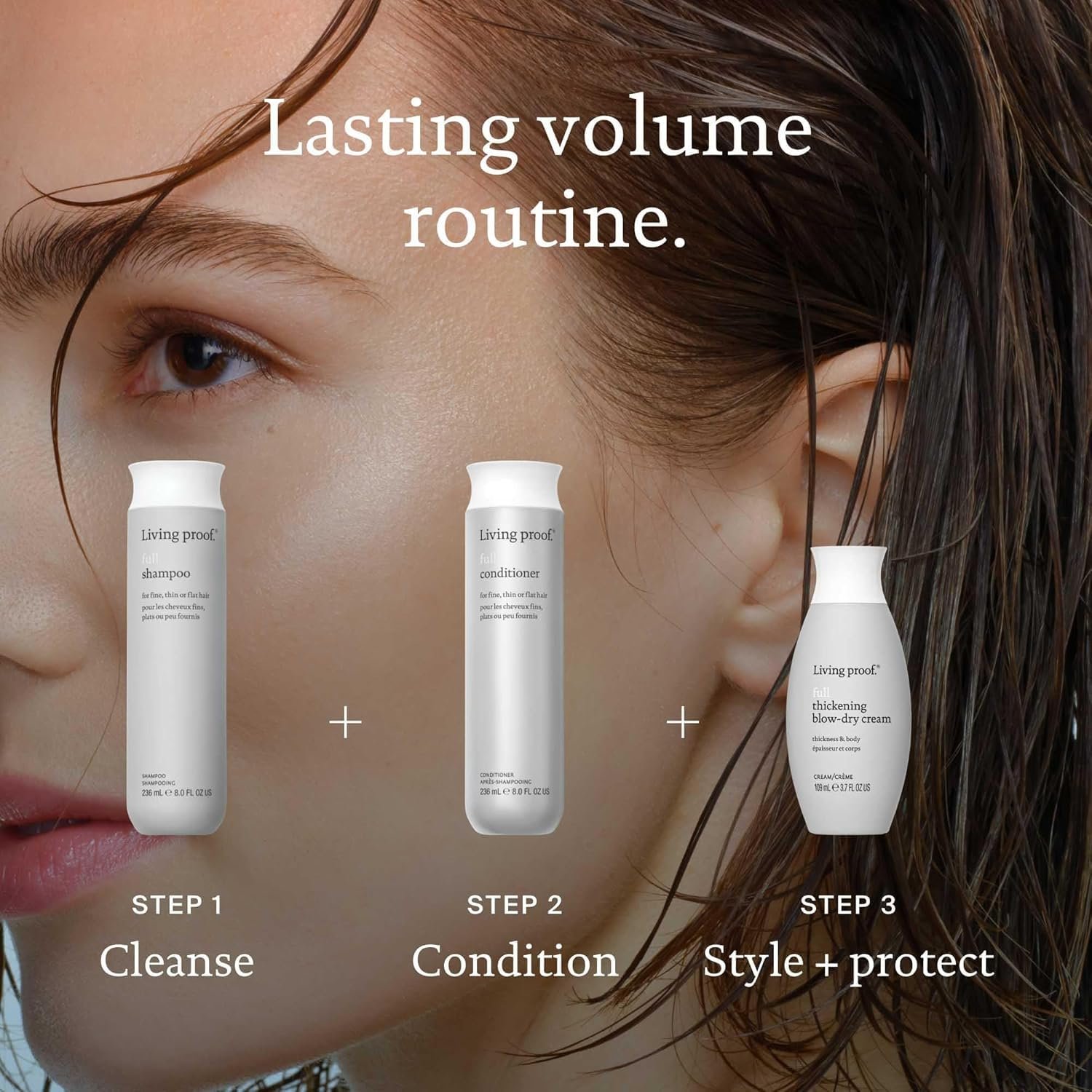 Living Proof Full Shampoo Volumizing Shampoo – Adds Volume, Bounce, Long-Lasting Fullness, Gentle, Paraben & Silicone Free, Safe for Color Treated Hair - Image 6