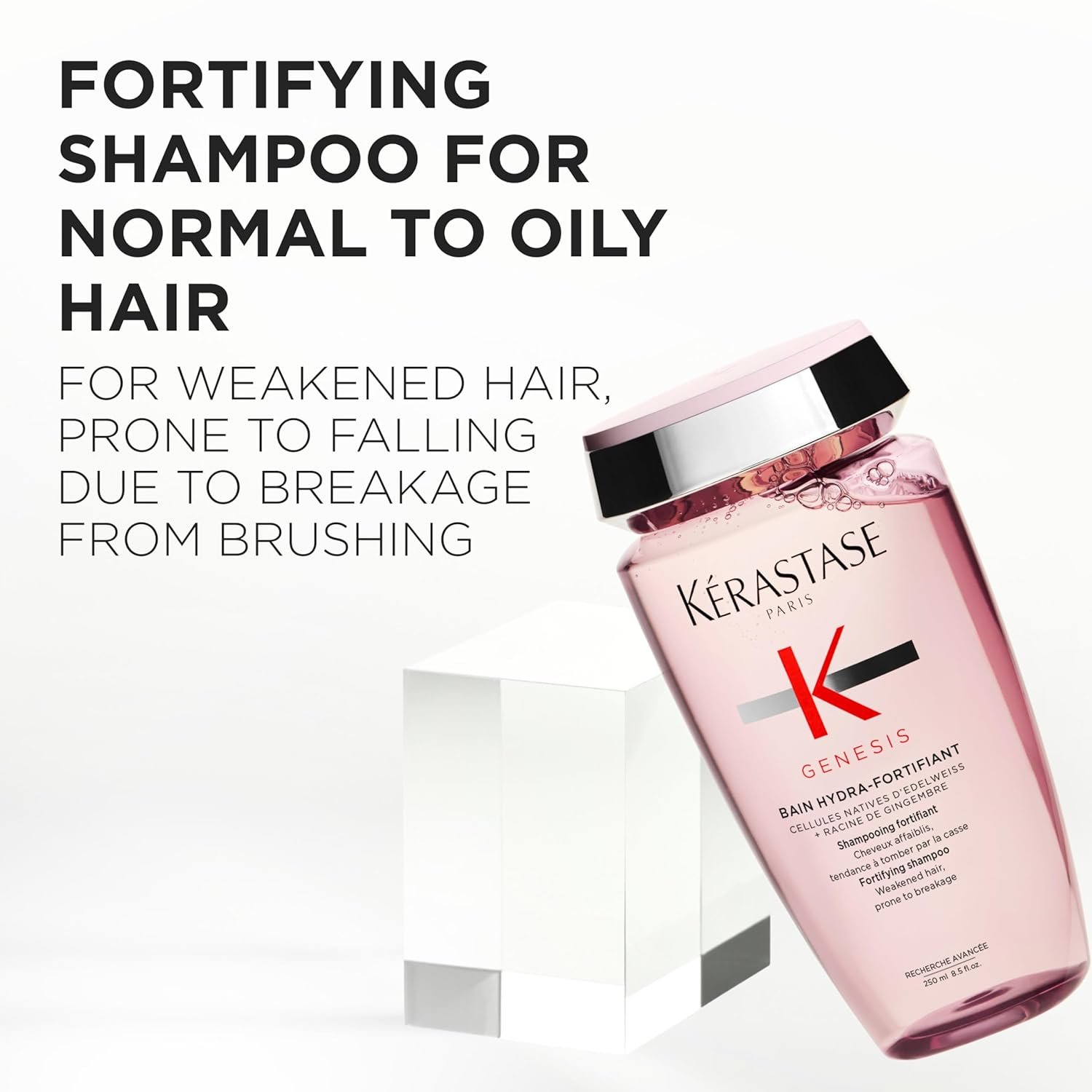 Kerastase Genesis Hydra-Fortifiant Shampoo For Weak or Damaged Hair - Anti-Breakage & Strengthening, Hydrates Hair, Silicone-Free - Image 2