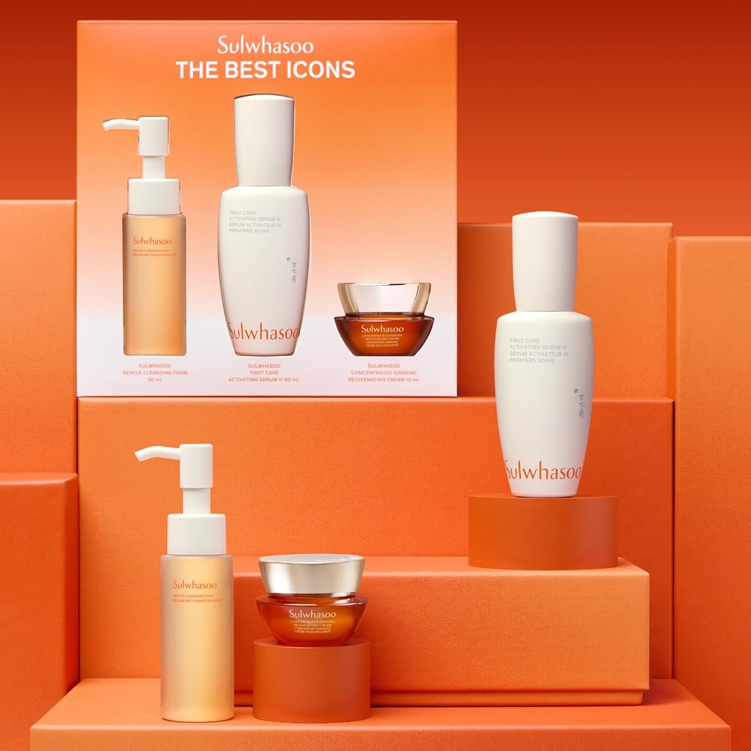 Sulwhasoo First Care Activating Serum – Targets Visible Fine Lines, Dryness & Dullness | Preventative Anti-Aging Serum with 500-Hour Aged Ginseng, Korean Herb Extract & Vitamin C | Korean Skincare - Image 2