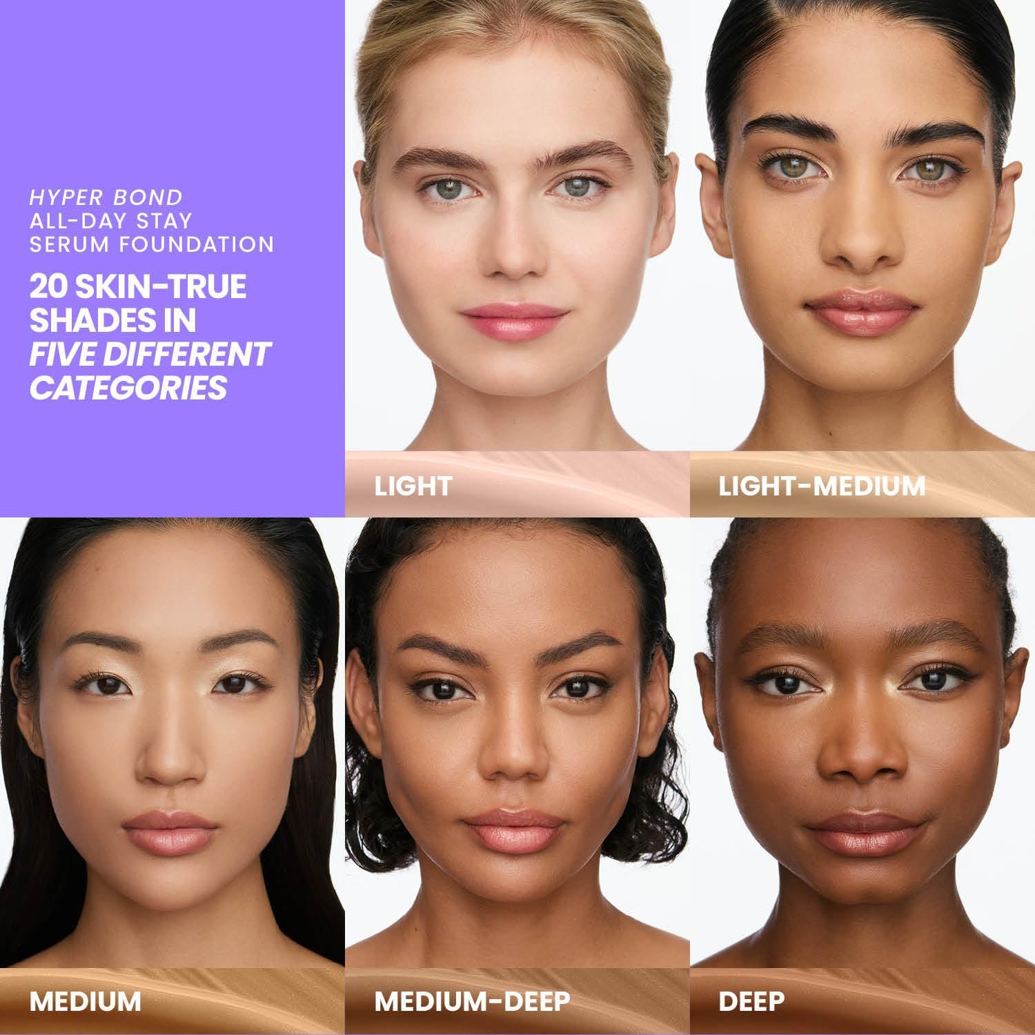 Wonderskin Hyper Bond All-Day Stay Serum Foundation – Waterproof, Transfer-Proof, 24HR Longwear Face Makeup with Niacinamide & Hyaluronic Acid – Lightweight, Natural Finish (Afterglow) - Image 7