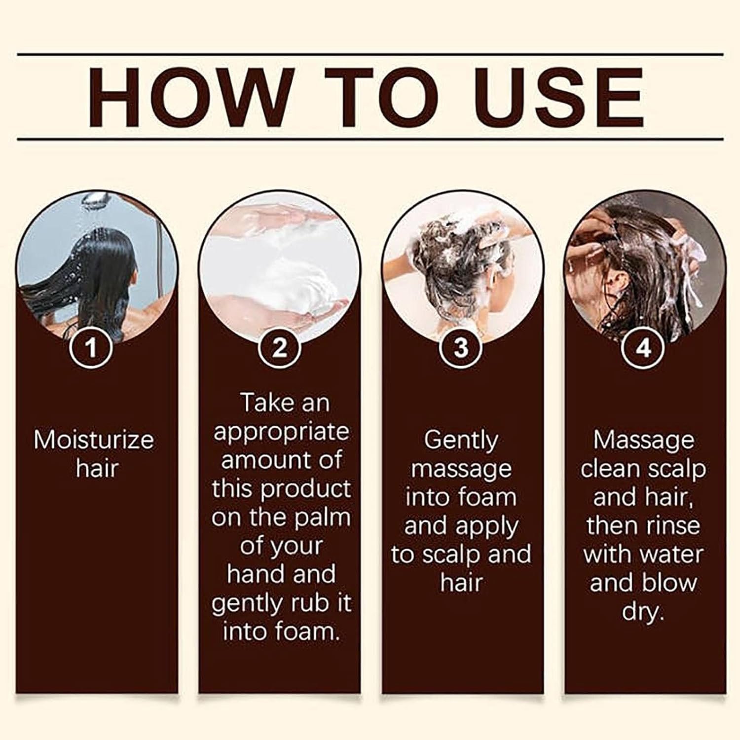 Anti-Hair Fall Hair Loss Shampoo, Anti-Hair Fall Promote Hair Growth Shampoo for Women Men, Moisturizing Suitable for All Hair Types 10.56 FL OZ (300ml) - Image 7