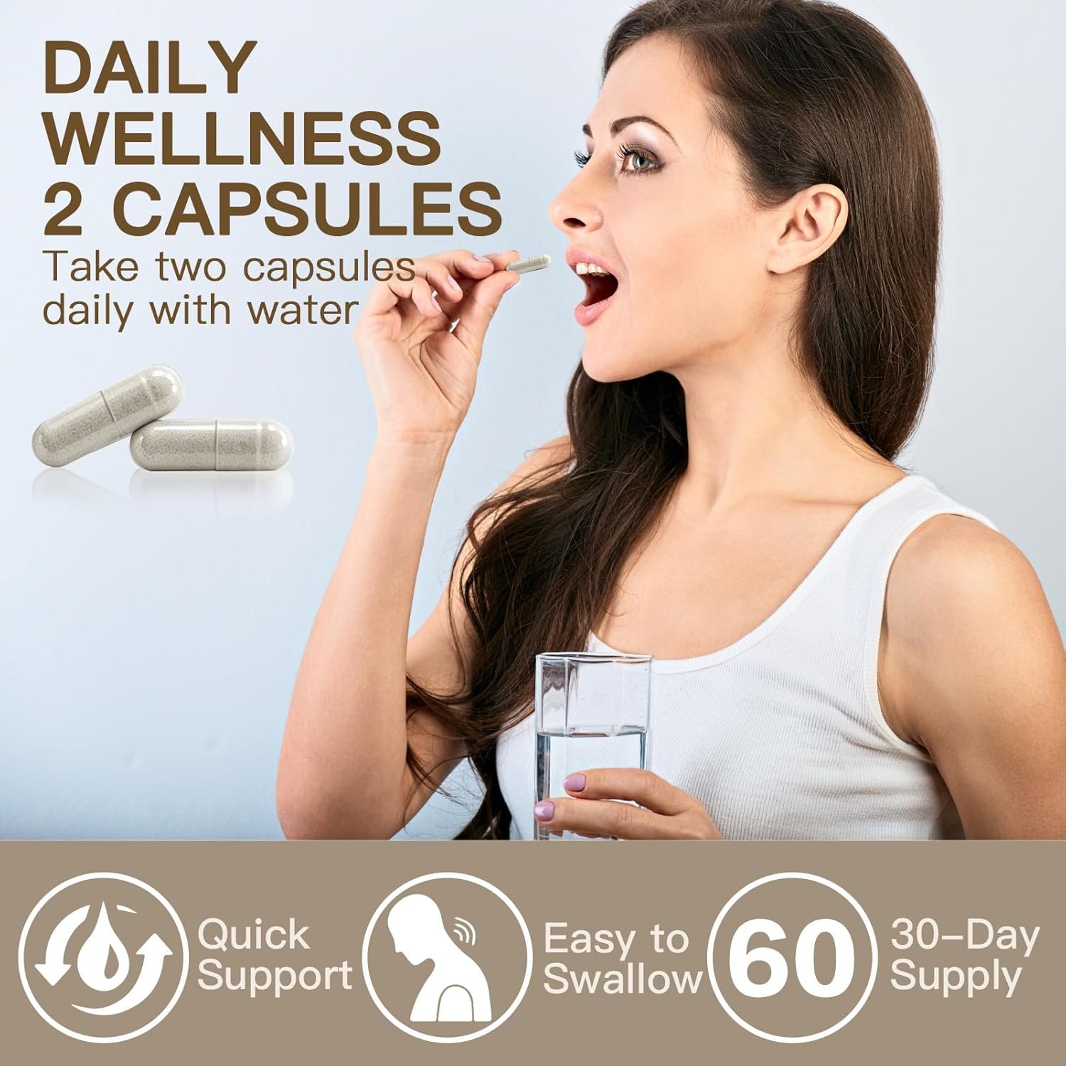 Lymphatic Drainage Capsules Natural Herbal Supplement for Fluid Balance & Immune Health and Daily Lymphatic Wellness, with Echinacea, Dandelion, and Burdock 60 Capsules - Image 8