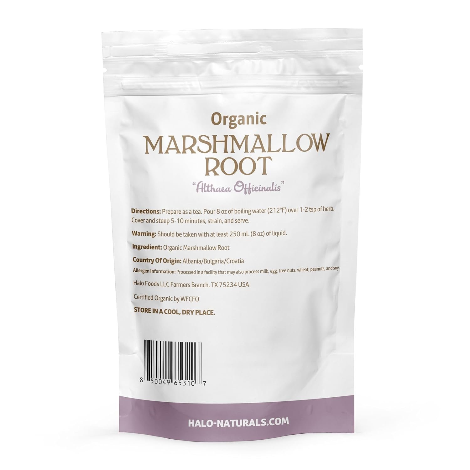 Organic Marshmallow Root Cut & Sifted, 4 Ounces (Althaea officinalis) USDA Certified | Resealable Pouch| Packaged in The USA (Pack of 1) - Image 3