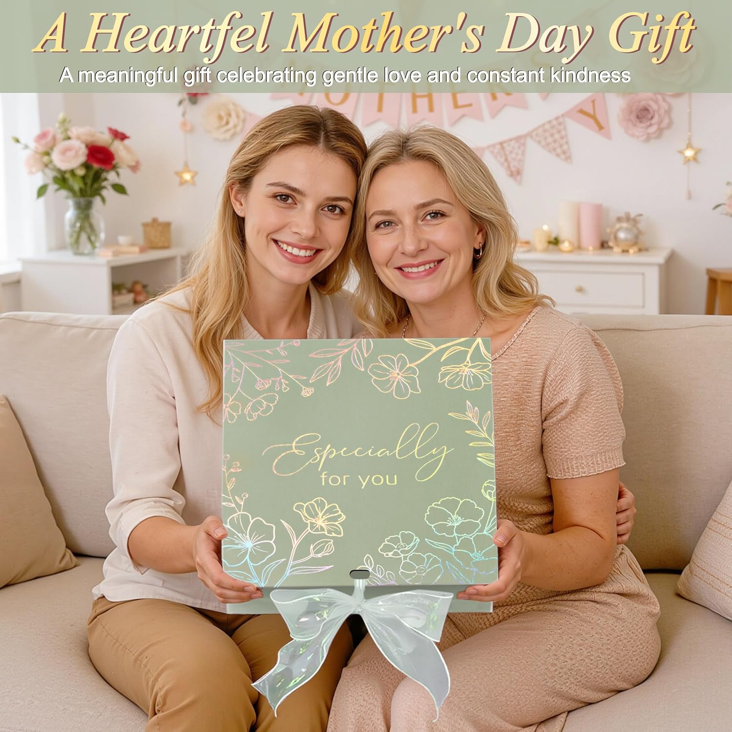 Spa Gifts for Women Bath Gift Set, Vanilla Coconut Spa Gift Baskets Home Bath Set Self Care Kit Care Package Thank You Birthday Mothers Day Easter Gifts for Women Mom Her Friends Sister Teen Girl Wife - Image 3