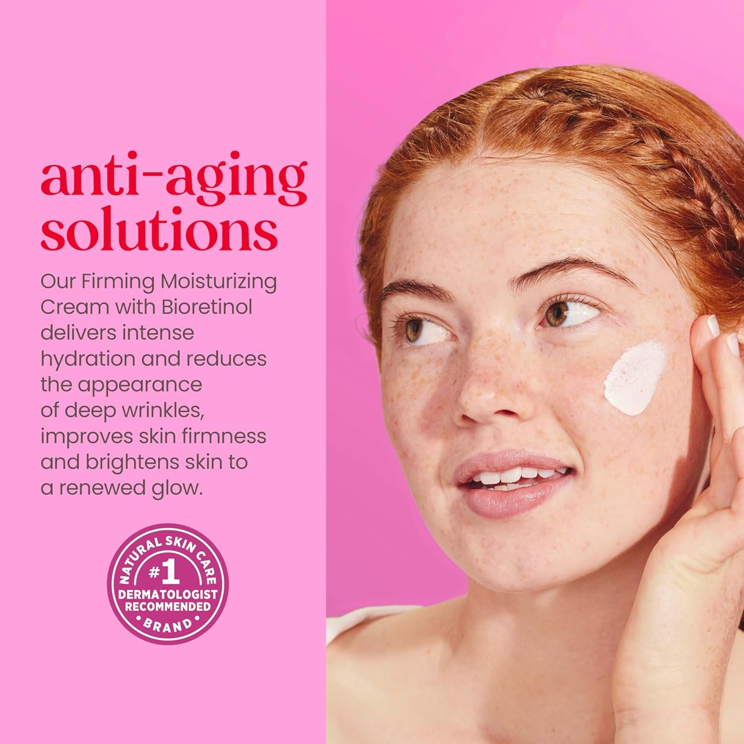 Burt's Bees Renewal Firming Face Cream, Anti-Aging Retinol Alternative, Moisturizing Natural Origin Skin Care, 1.8 Ounce - Image 5