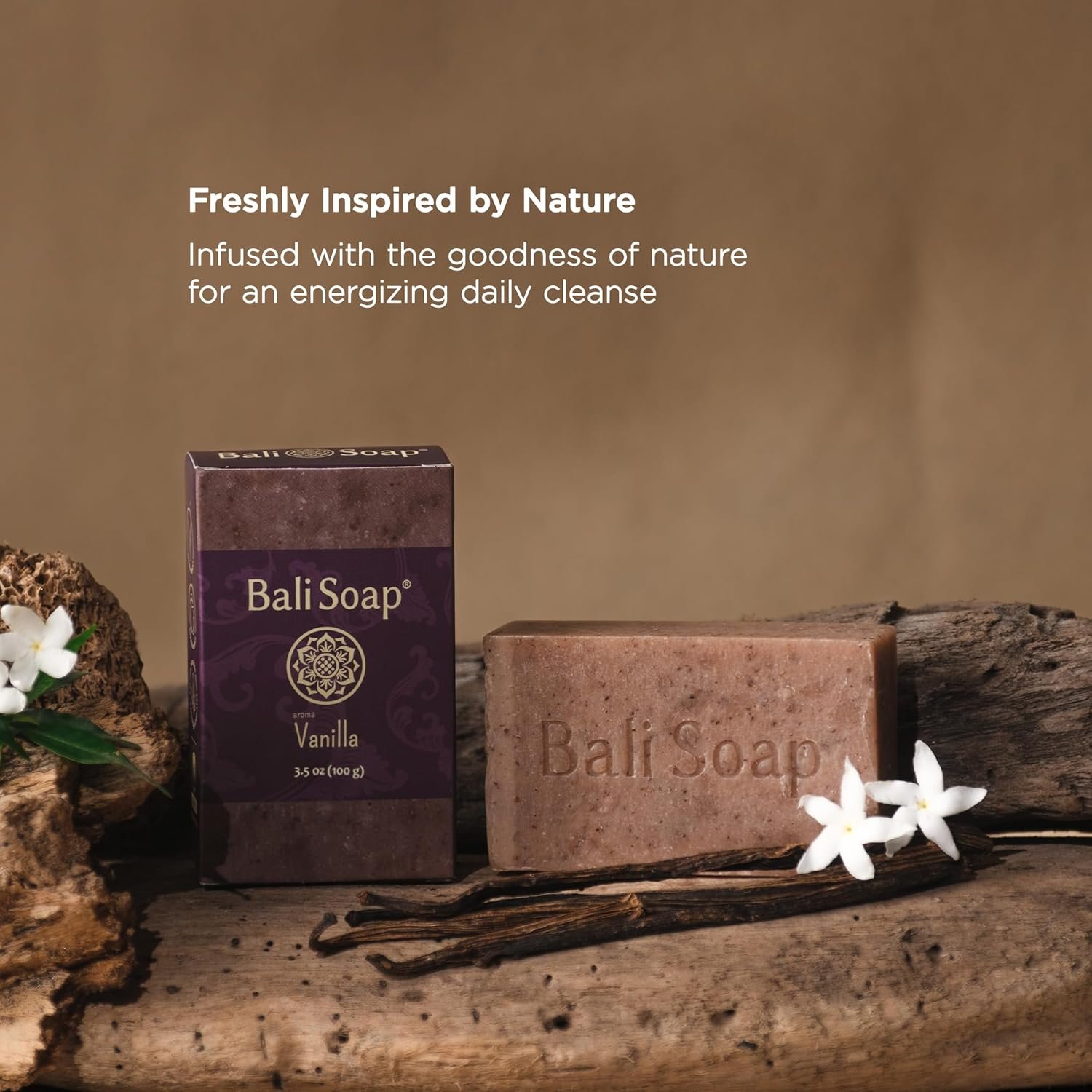 Bali Soap Natural Soap Gift Set - Handmade, Cold Process, Aromatherapy Spa Bar Soap for Face & Body (Coconut, Papaya, Vanilla, Lemongrass, Jasmine, Ylang Ylang), 6 Pack (3.5 oz Each) - Image 4